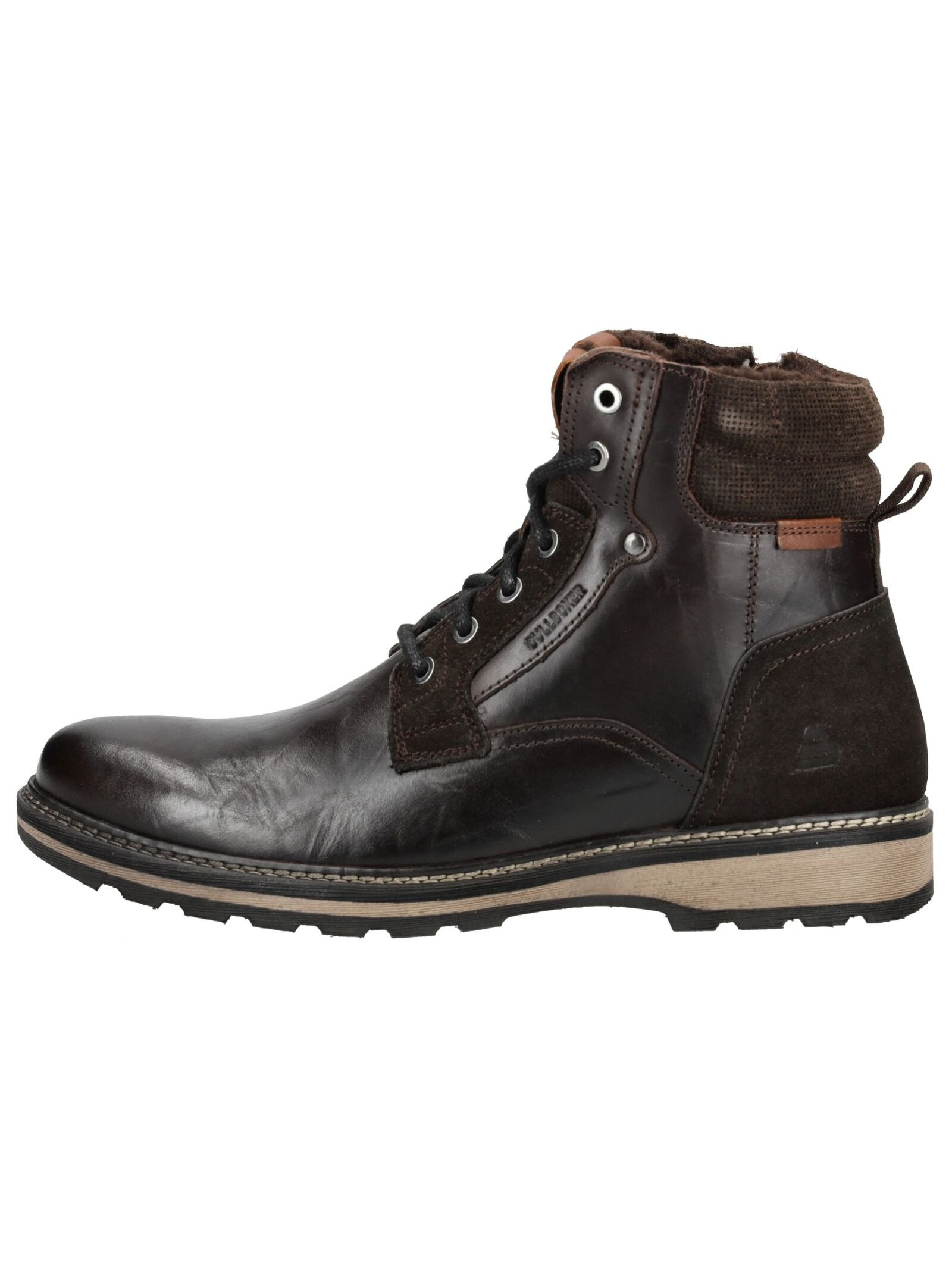 Bullboxer Schnürstiefelette "Bullboxer Stiefelette Leder/Textil" günstig online kaufen