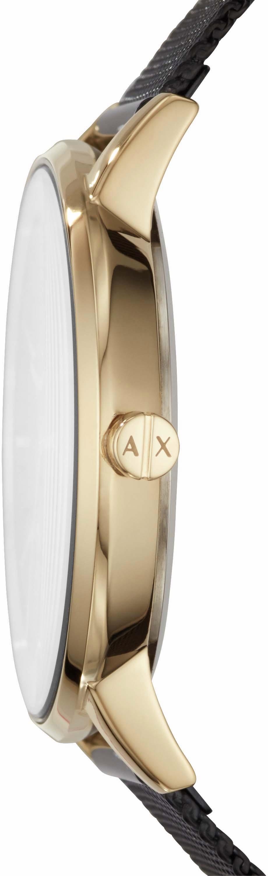 ARMANI EXCHANGE Quarzuhr, Armbanduhr, Damenuhr, analog, Edelstahlarmband