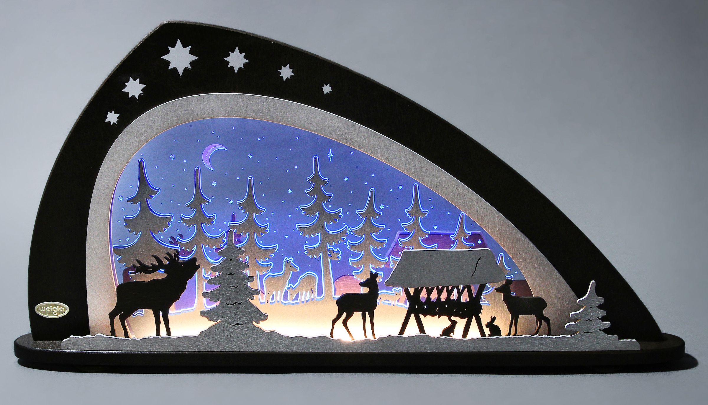 BAUR 3D Weihnachtsdeko«, | bestellen »Waldtiere, Weigla in Lichterbogen Optik