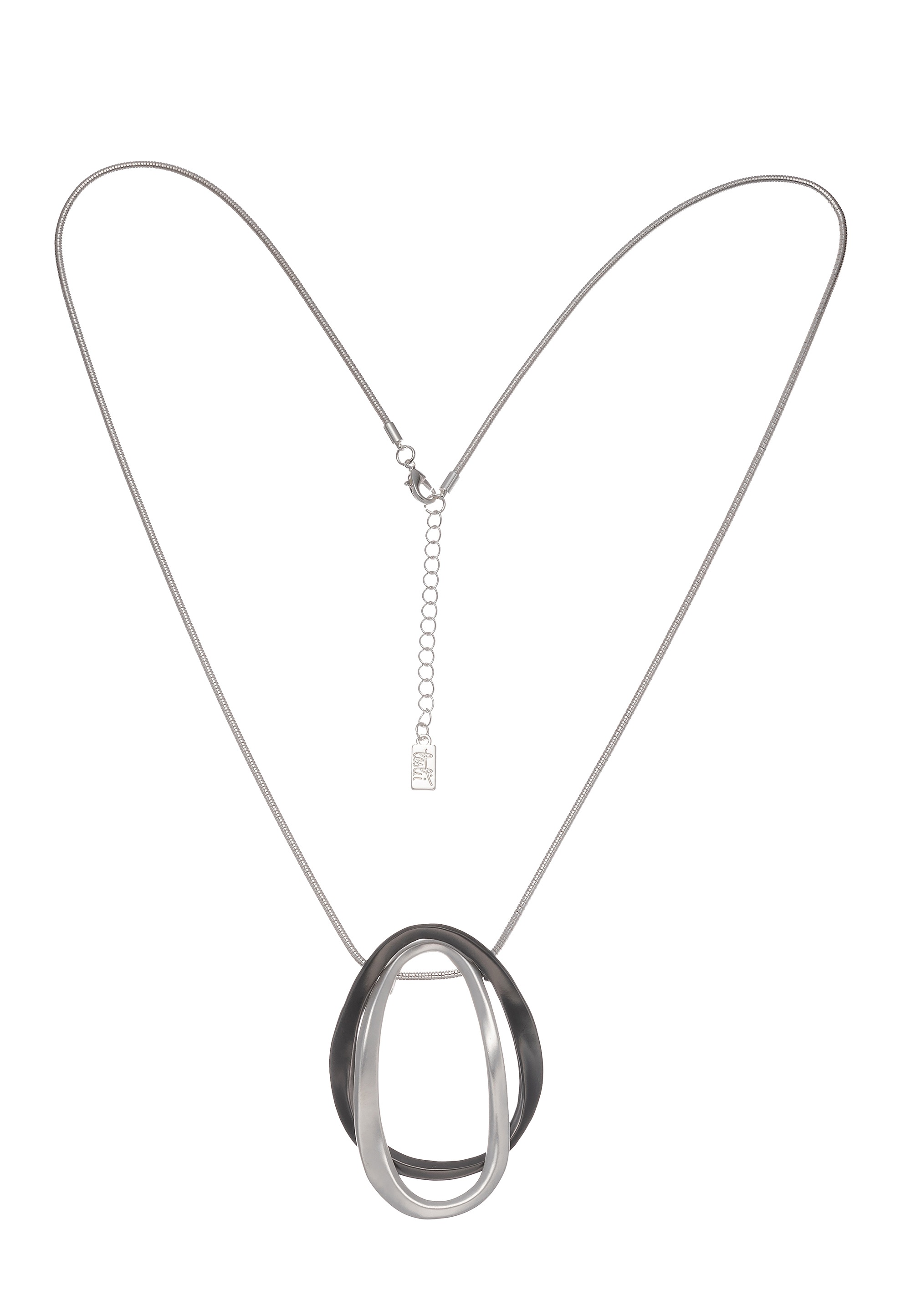 leslii Kette ohne Anhänger »Rings«, mit trendigem Bicolor-Anhänger kaufen