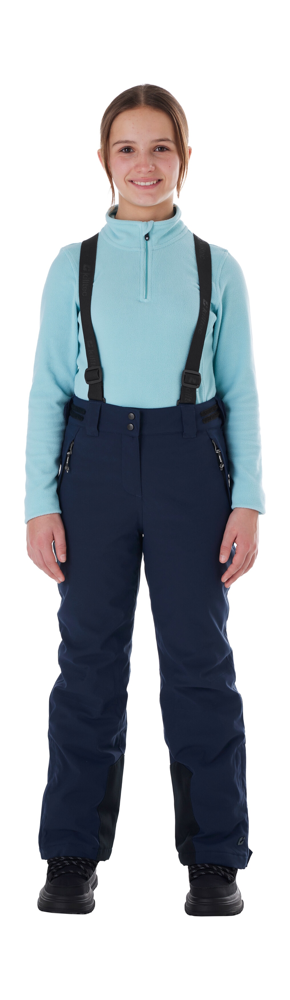 Killtec Skihose "KSW 77 GRLS SKI PNTS" wasserdicht, atmungsaktiv, abnehmbarer Latz, verst. Seitenriegel