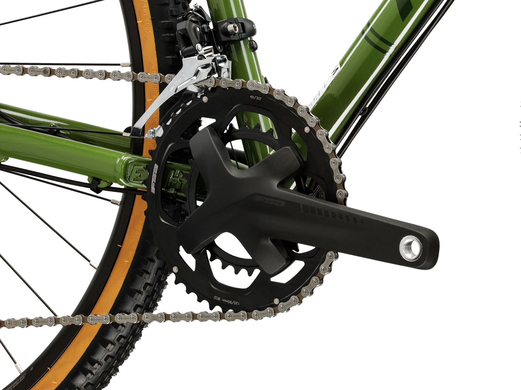 Kross Gravelbike »Gravelbike Esker 4.0 grün 20 Gänge«, 20 Gang, Shimano, GRX RX400 Schaltwerk, Kettenschaltung