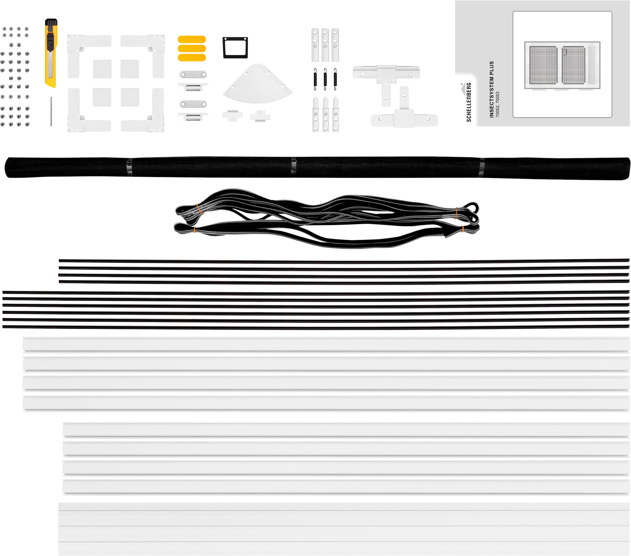 SCHELLENBERG Insektenschutz-Tür »Plus für Balkontüren und Terrassentüren«, Fliegengitter mit Rahmen, 100 x 210 cm in weiß und anthrazit