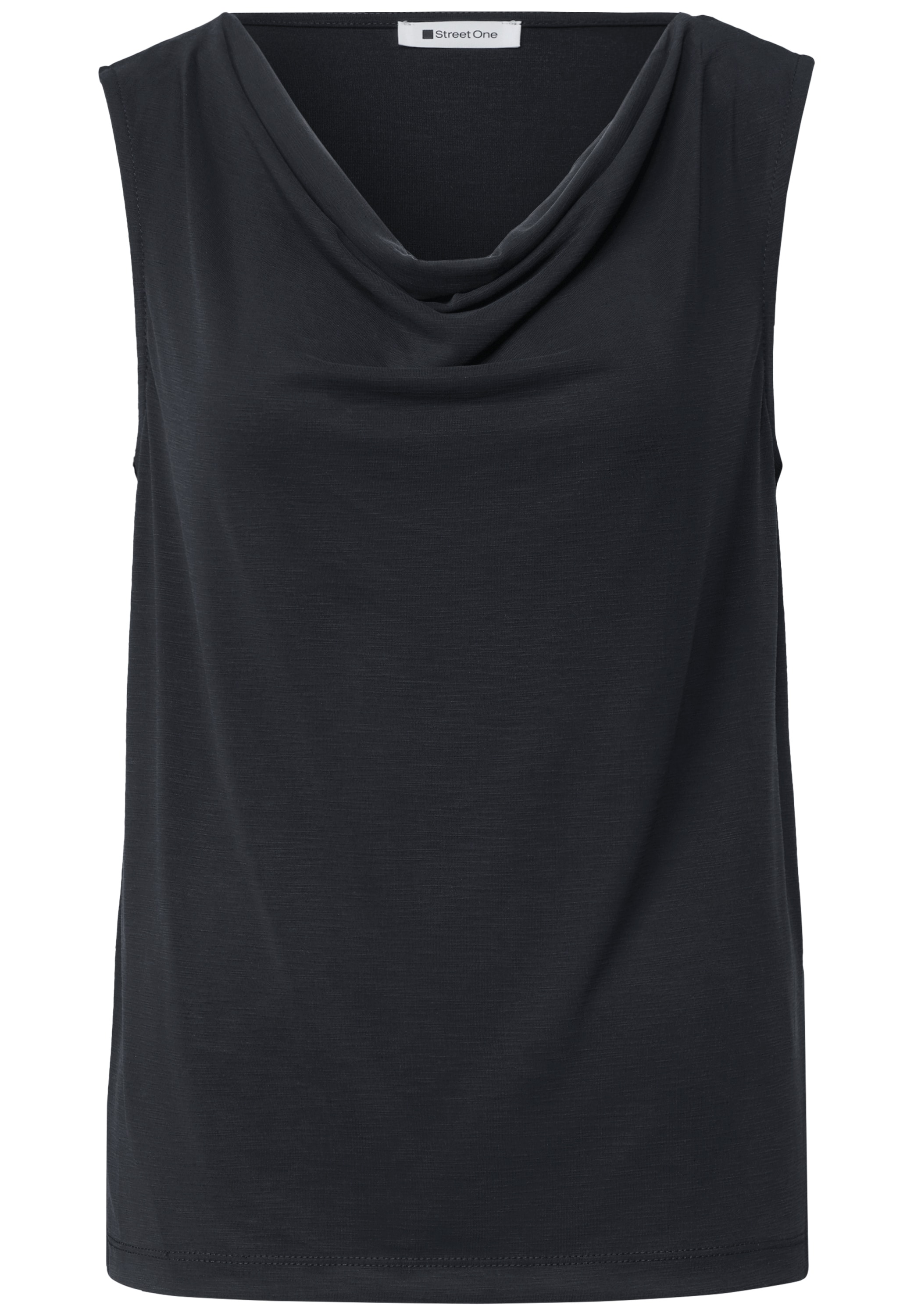 STREET ONE Shapingtop Sommertop mit Wasserfall-Ausschnitt