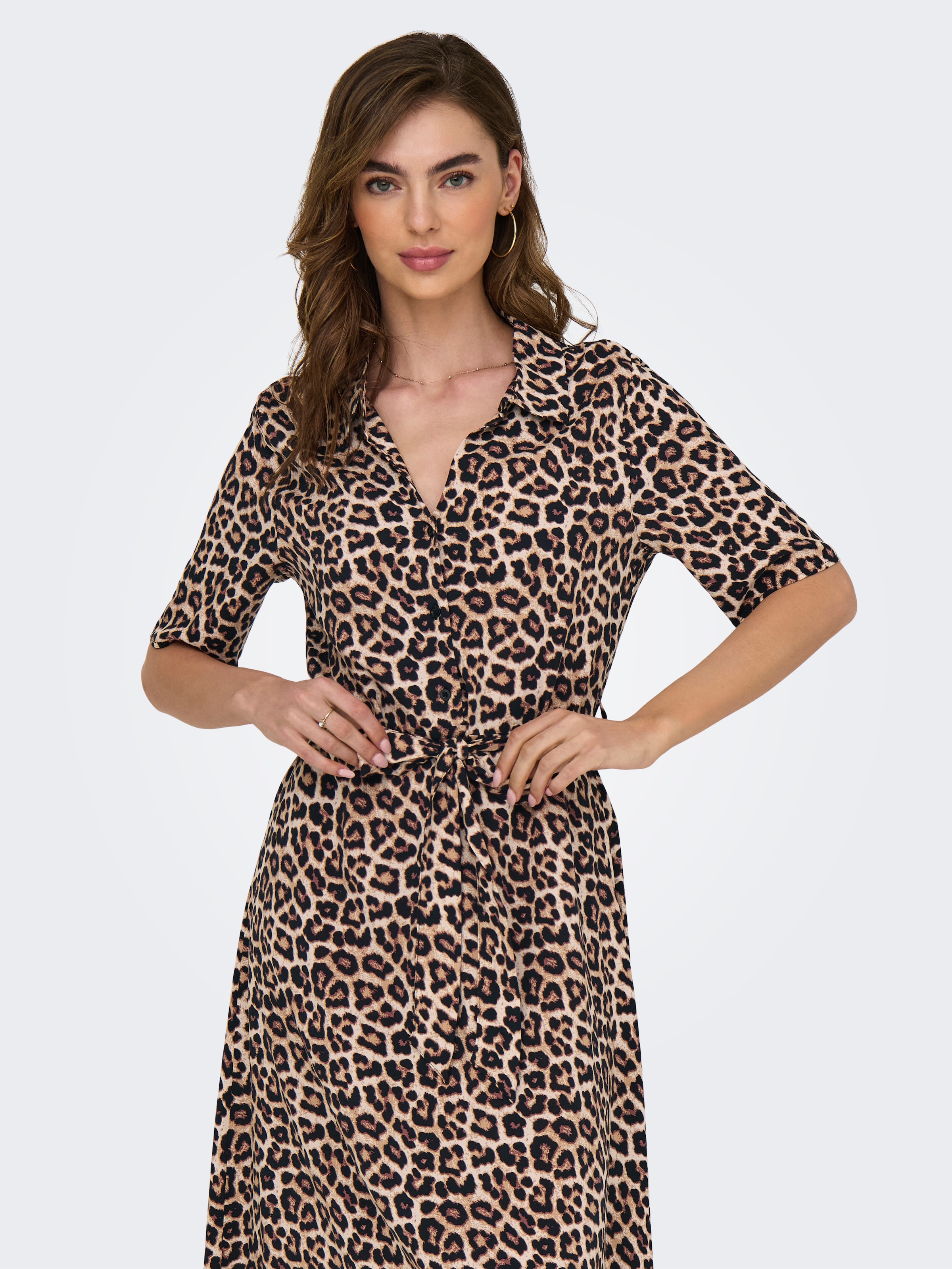 JDY Hemdblusenkleid "JDYSTARSEZEN LIFE 2/4 MIDIDRESS WVN NOOS" günstig online kaufen