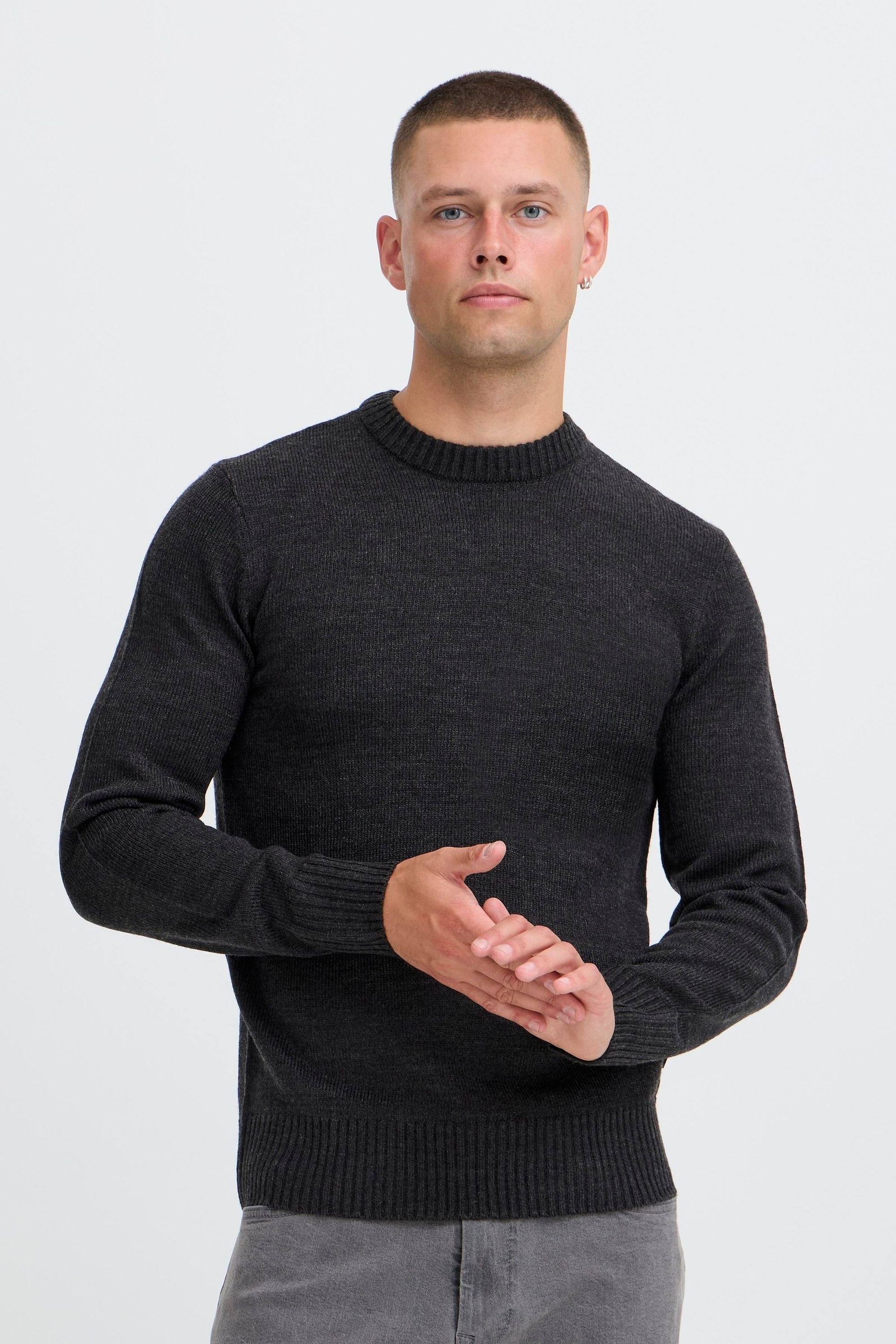 Blend Strickpullover "BHRyke" Stilvoller Strickpullover mit Rippbündchen günstig online kaufen