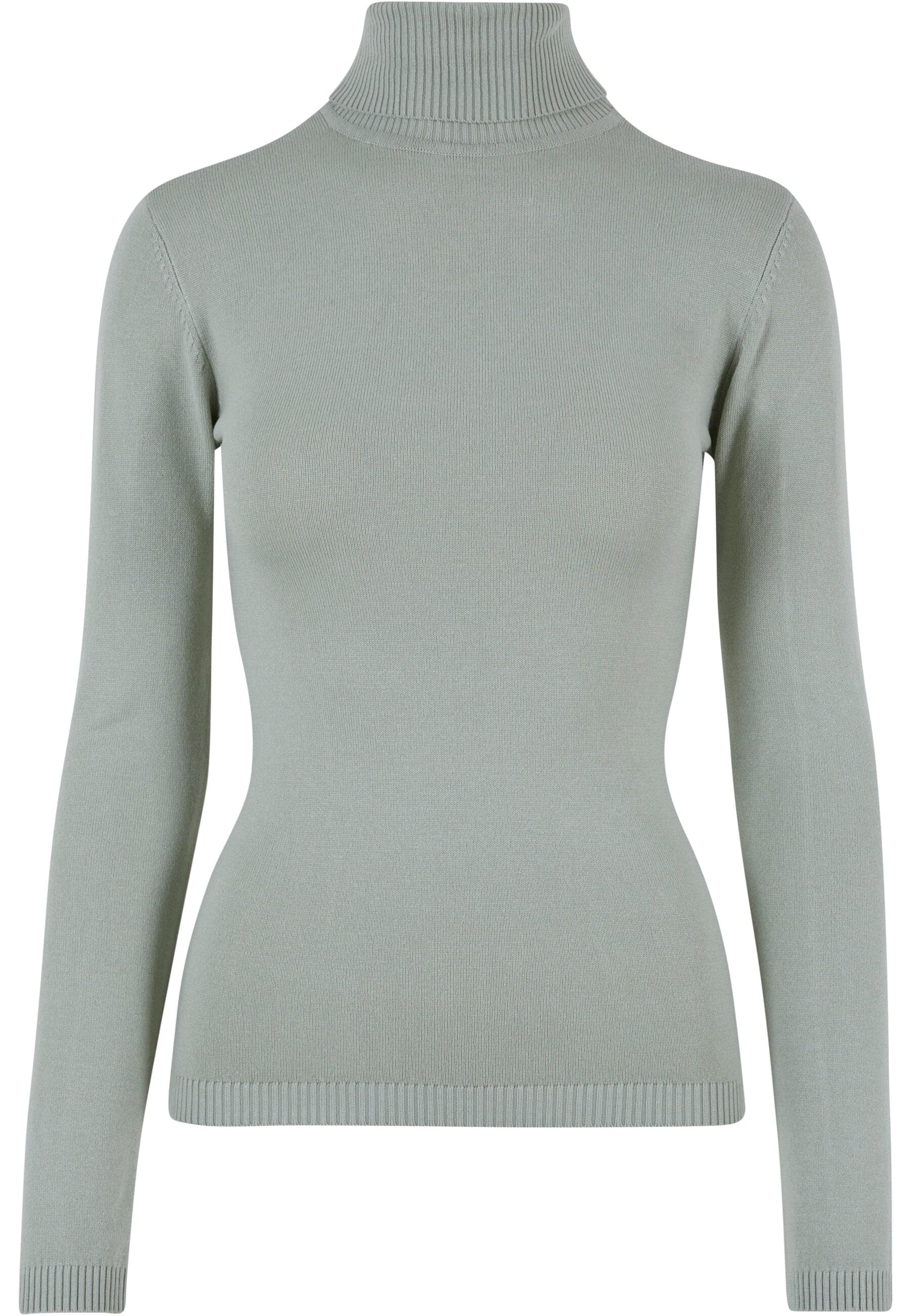 URBAN CLASSICS Rundhalspullover "Urban Classics Damen Ladies Knitted Turtleneck Sweater"