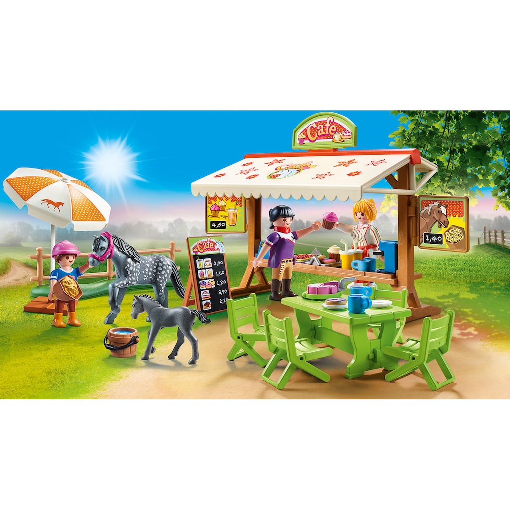 Playmobil® Konstruktions-Spielset »Pony-Café (70519), Country«, (77 St.), Made in Germany