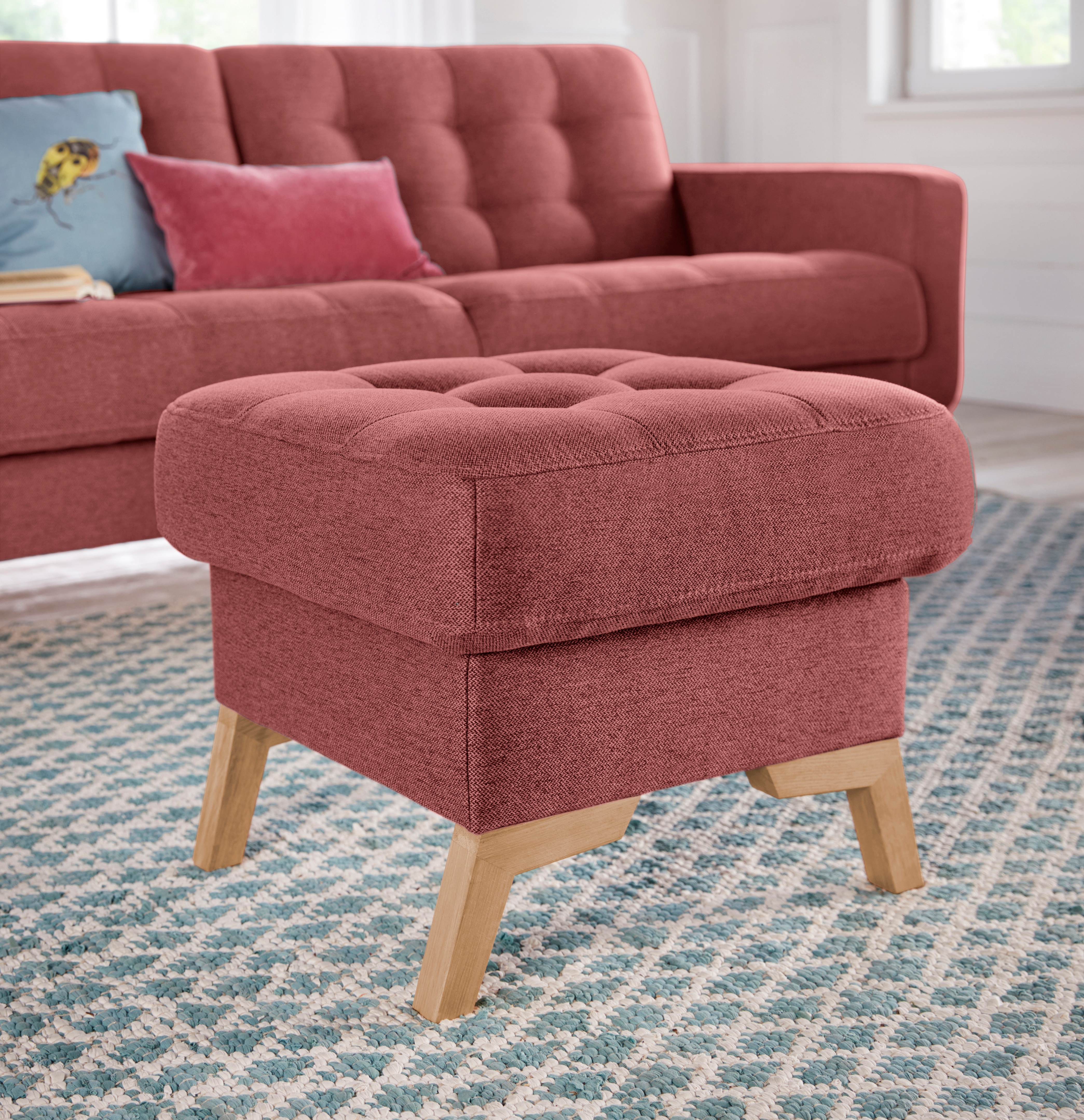exxpo - sofa fashion Hocker "Fiord kompakt und bequem, tolle Verarbeitungsdetails"
