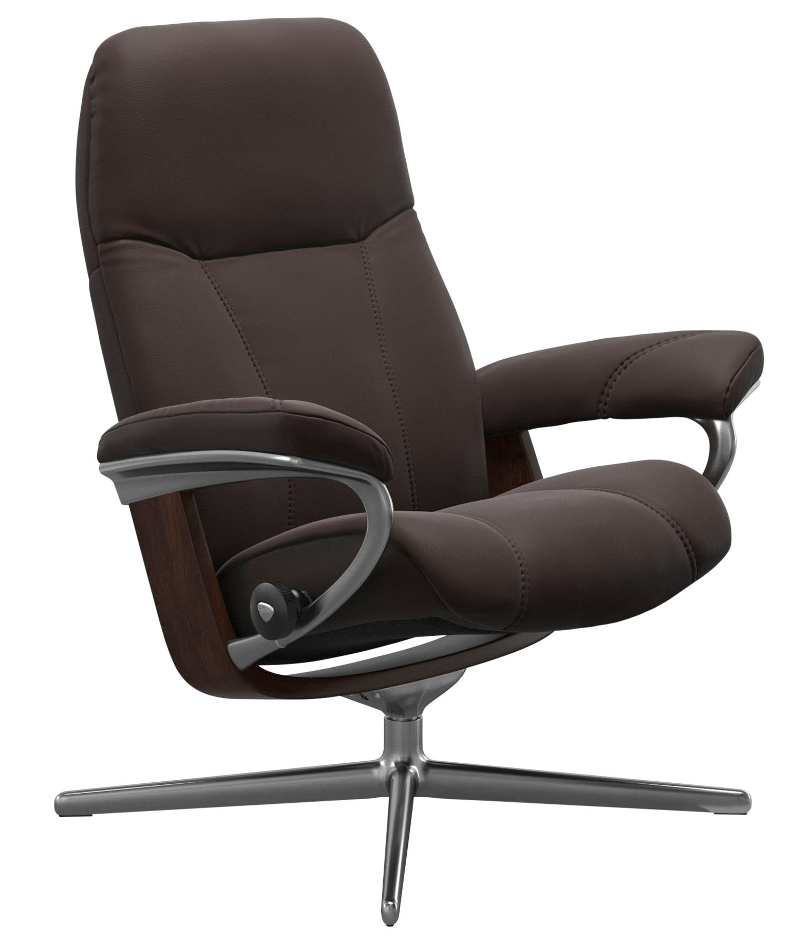 Thumbnail - Stressless Relaxsessel "Consul", mit Cross Base, Größe S, M & L, Holzakzent Braun