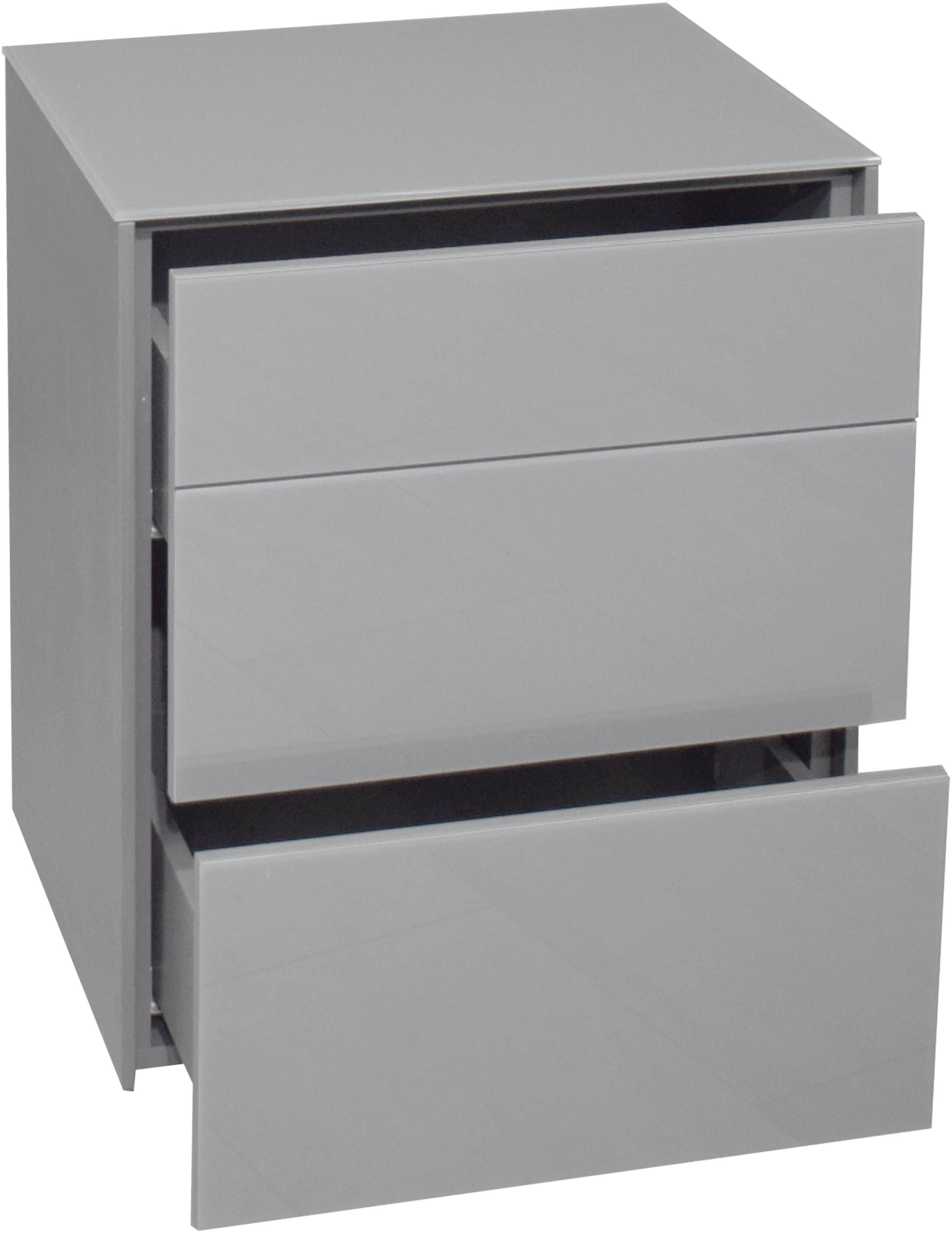 Mäusbacher Kommode »Imola TOPSELLER!«, (OTTOs Choice), Mäusbacher Kommode, mit Glasfront und Glasoberplatte, 2 Schubladen