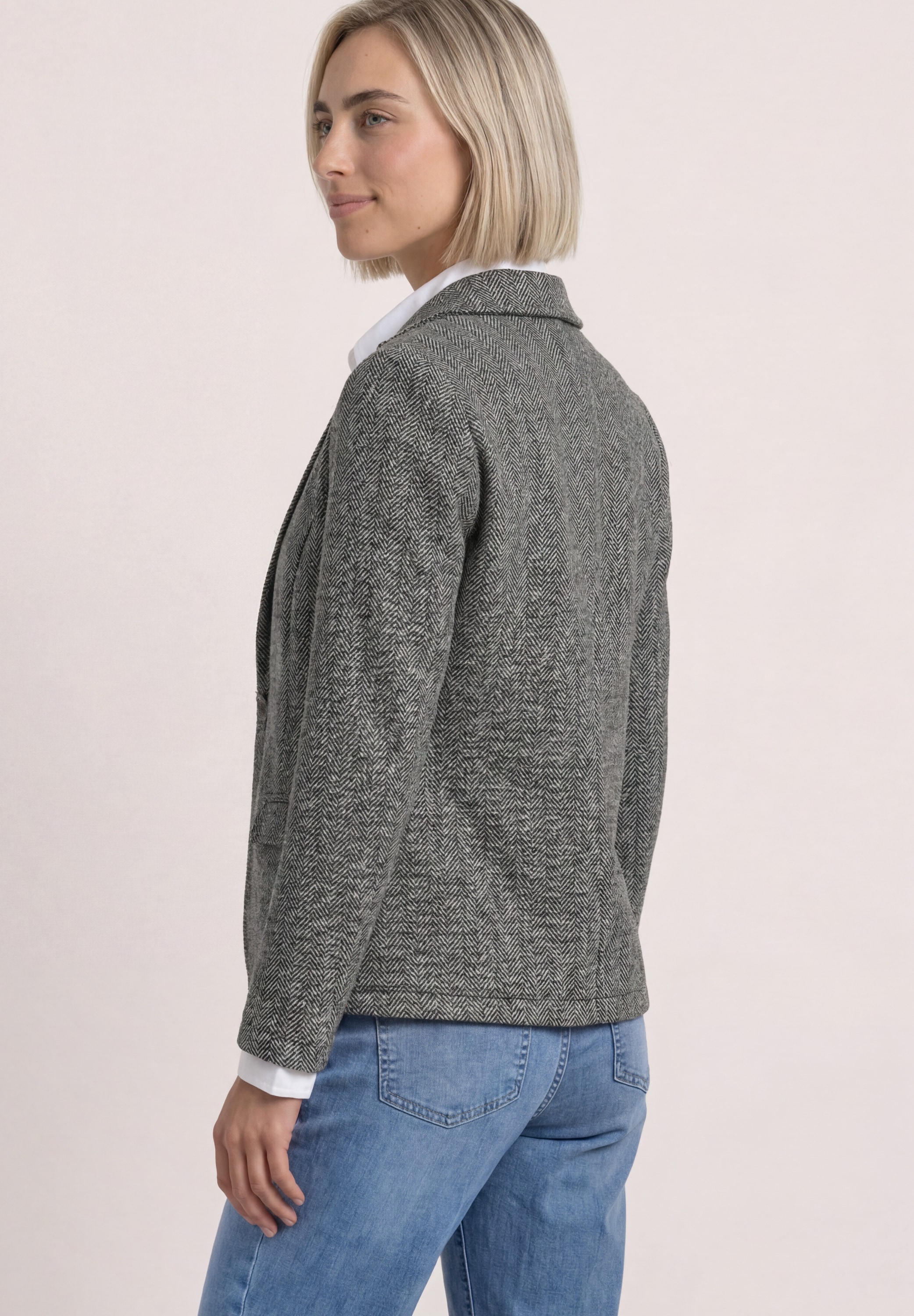 STREET ONE Jackenblazer mit Reverskragen und Dessin