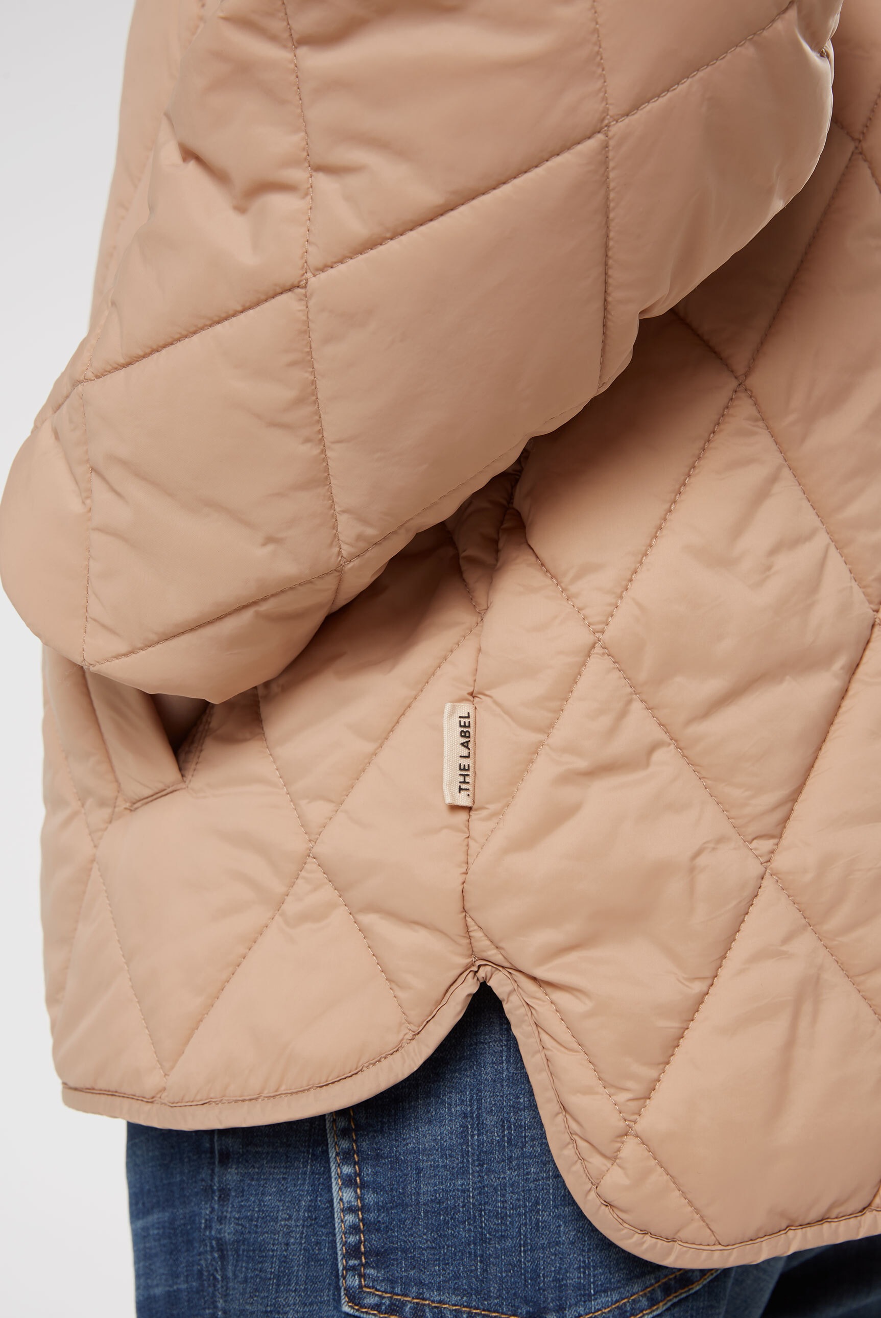SENSES.THE LABEL Outdoorjacke, ohne Kapuze, mit Elastikbündchen
