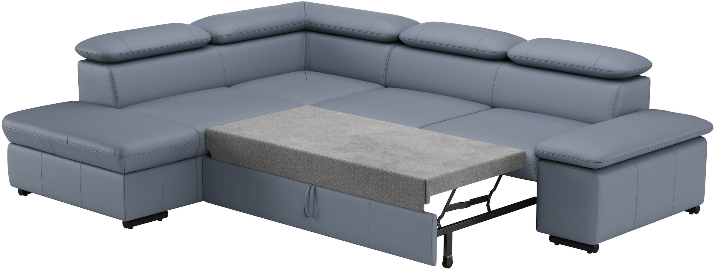 sit&more Ecksofa »Alcudia L-Form«, mit Armteilverstellung, optional Kopfteilverstellung und Bettfunktion