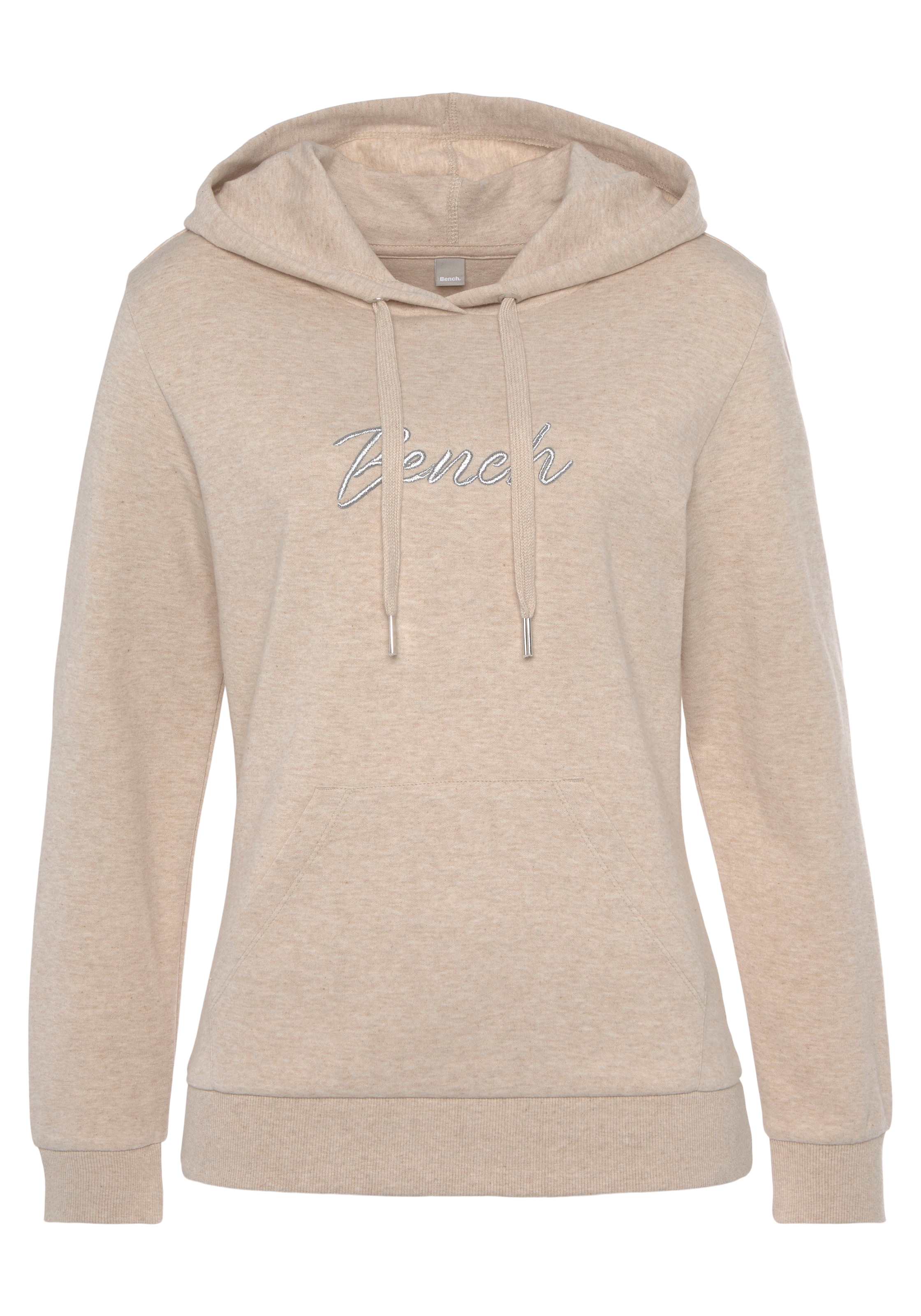 Bench. Loungewear Kapuzensweatshirt »-Lounge Hoodie-«, mit glänzender Logostickerei, Loungewear, Loungeanzug