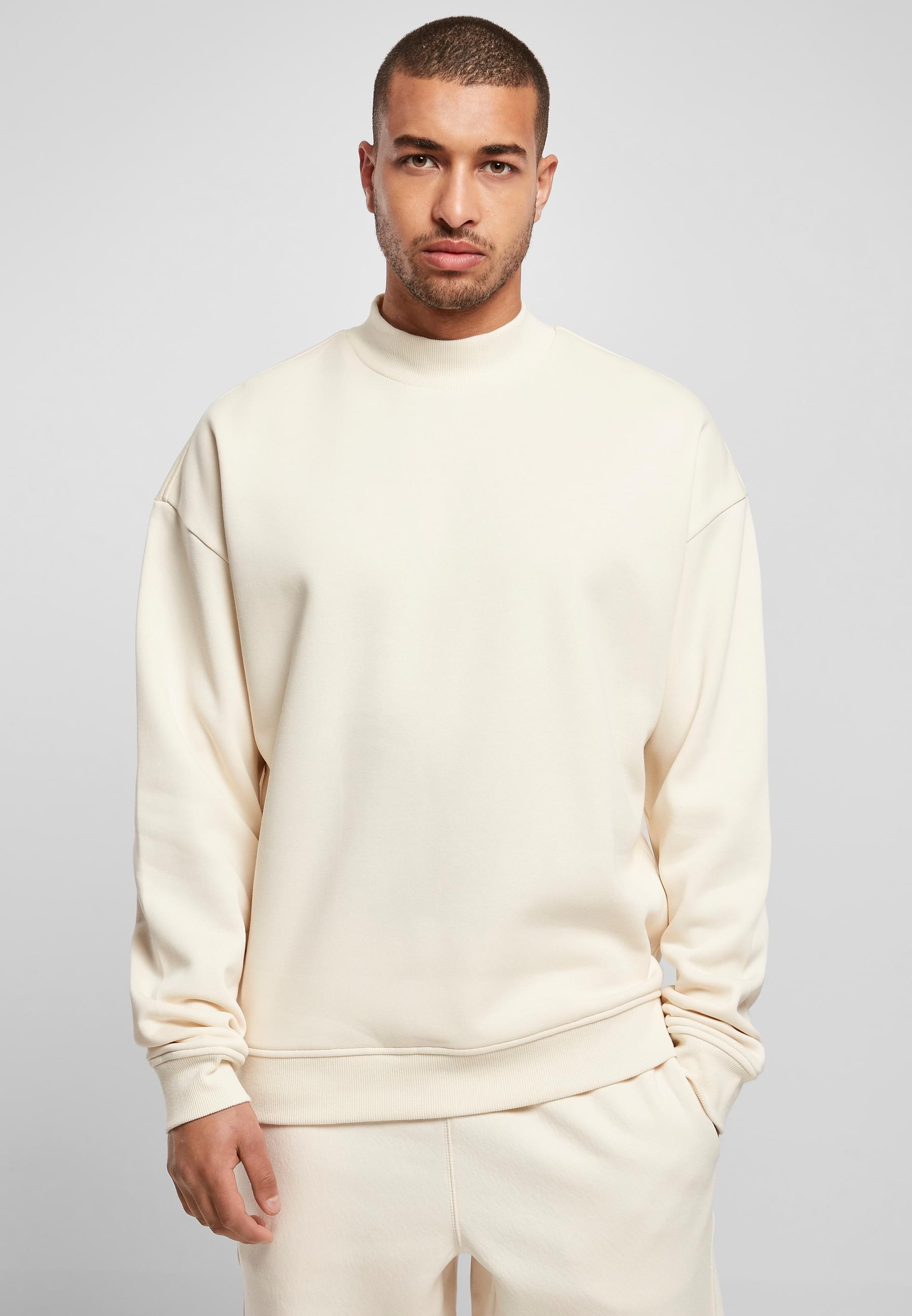 URBAN CLASSICS Rundhalspullover »Urban Classics Herren Mock Neck Crew«