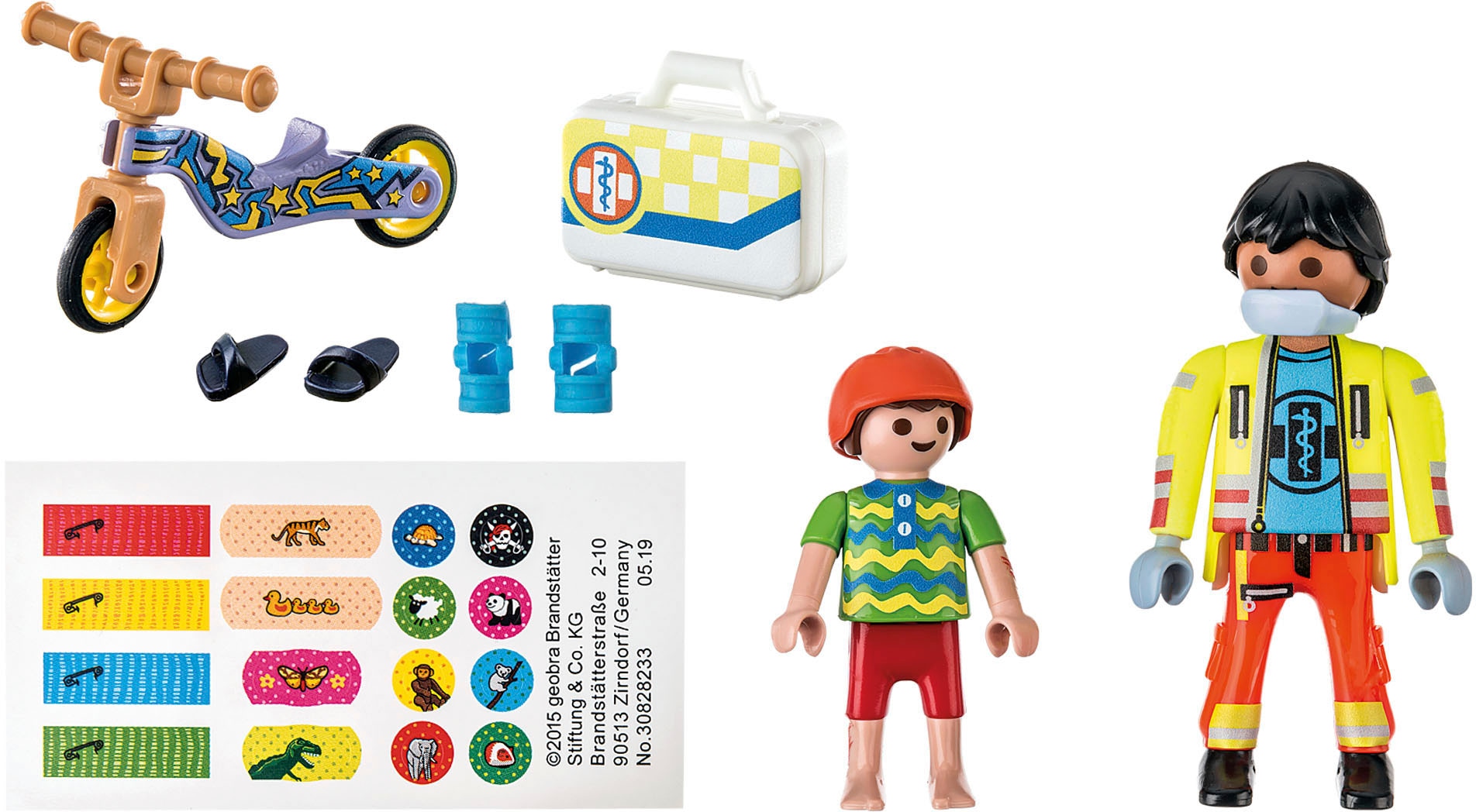 Playmobil® Konstruktions-Spielset »Sanitäter mit Patient (71245), City Life«, Made in Europe