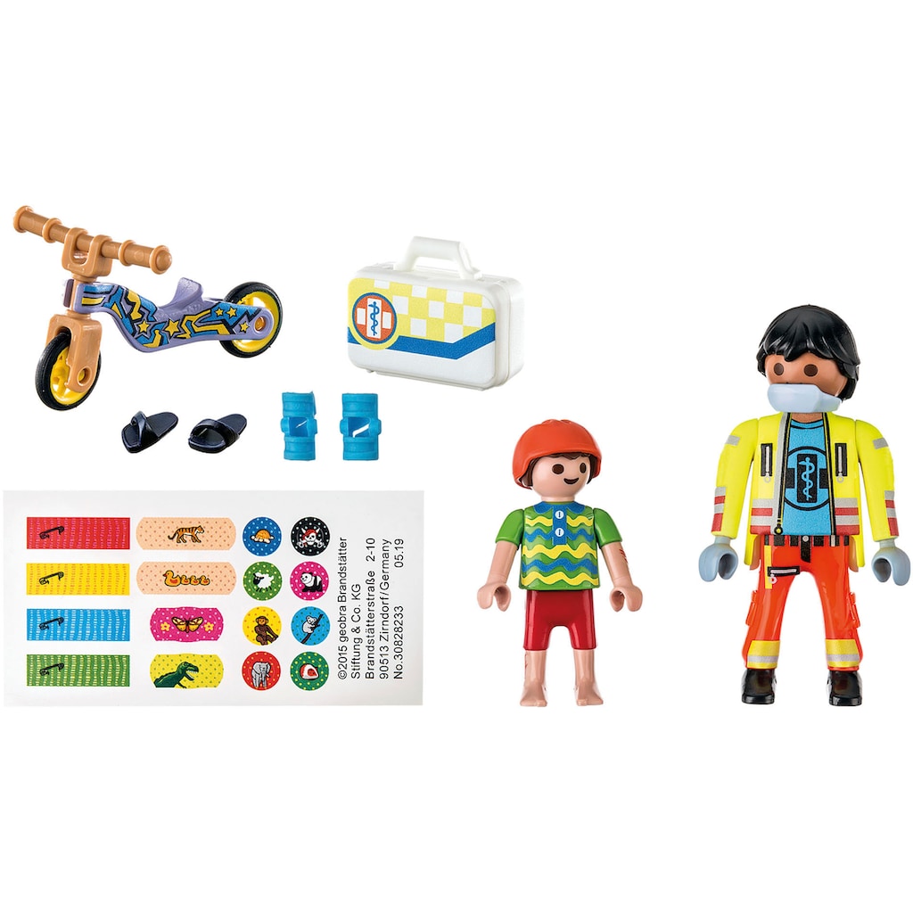 Playmobil® Konstruktions-Spielset »Sanitäter mit Patient (71245), City Life«