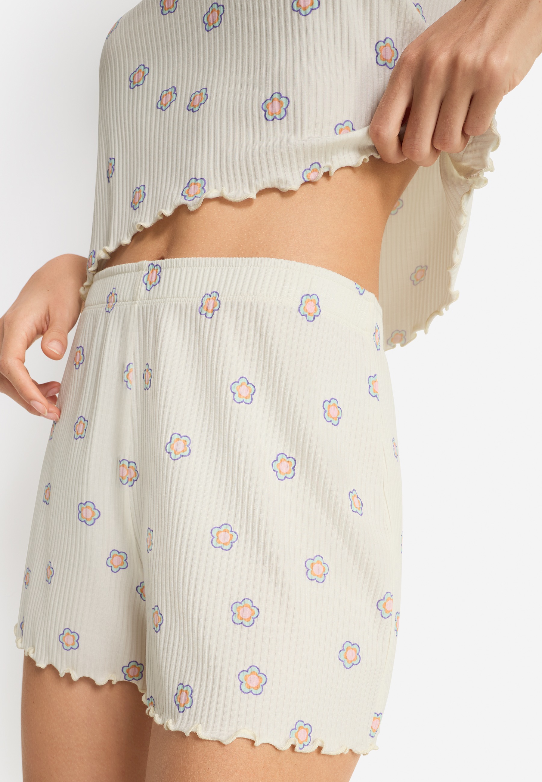 Thumbnail - LSCN by LASCANA Shorty Set, 2 tlg. All-over Print