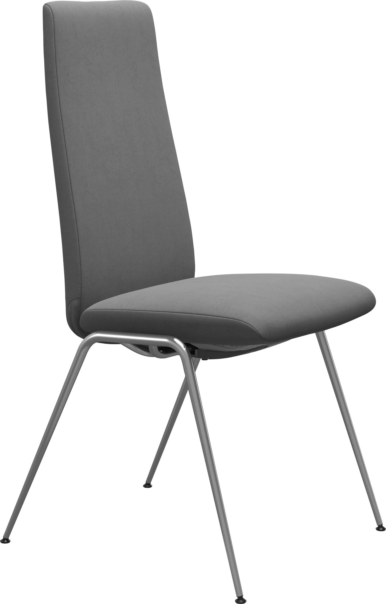 Stressless® Polsterstuhl »Laurel«, Microfaser DINAMICA, High Back, Größe M, mit Beinen aus Stahl in Chrom glänzend