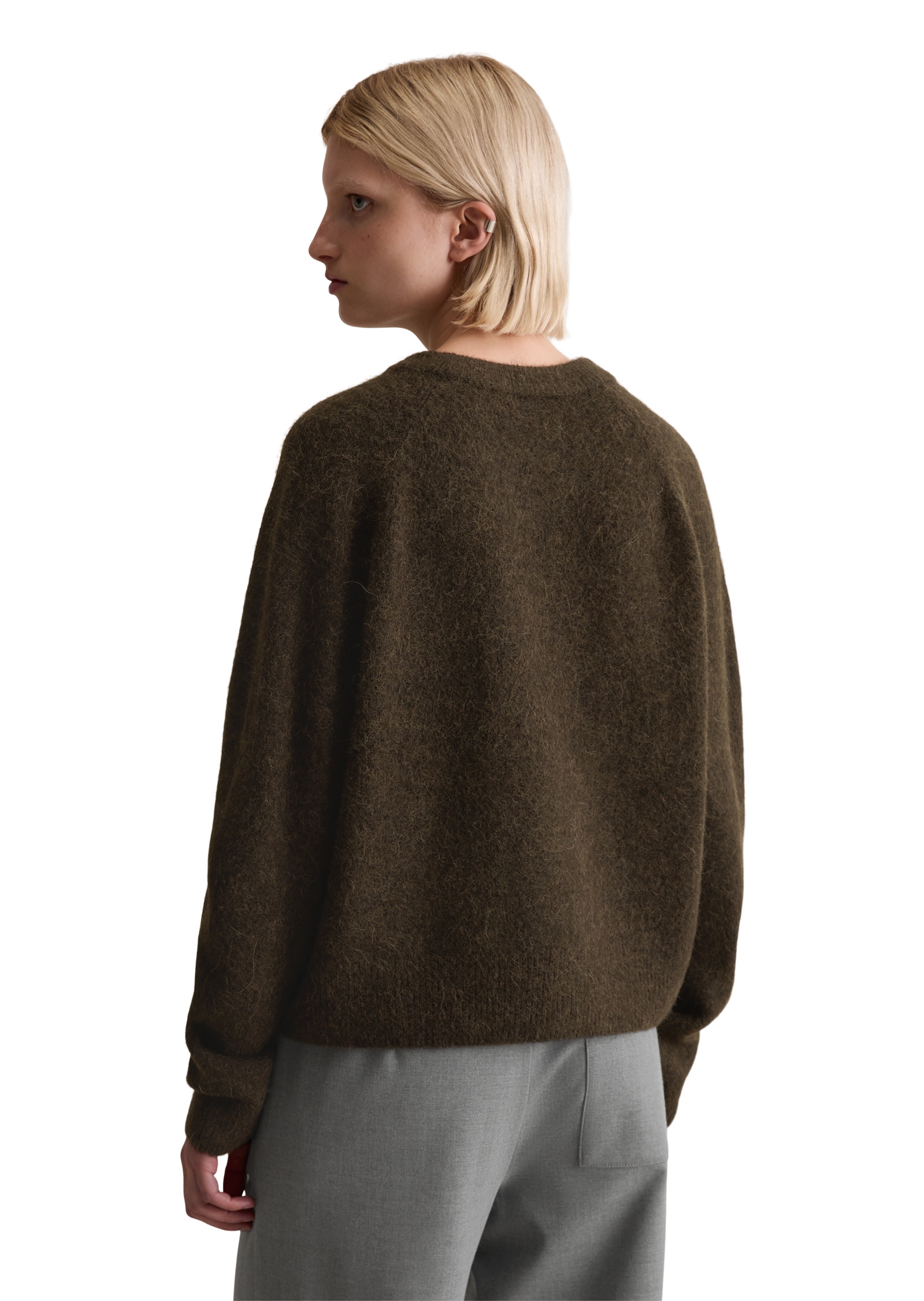 Marc O'Polo DENIM Rundhalspullover »aus kuscheligem Alpakawolle-Mix«