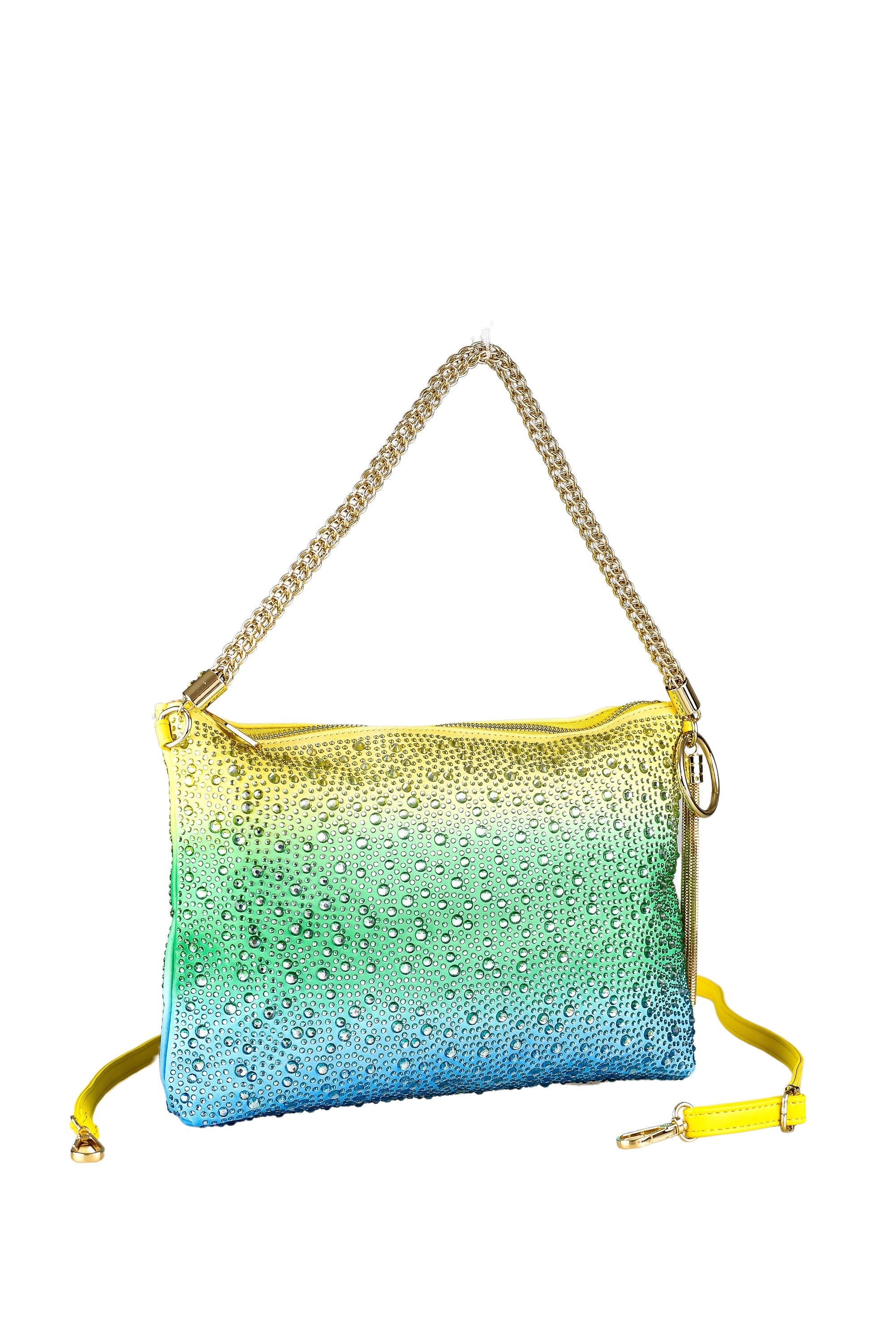 COLLEZIONE ALESSANDRO Schultertasche »Bling«, mit tausenden Strass Glitzersteinen