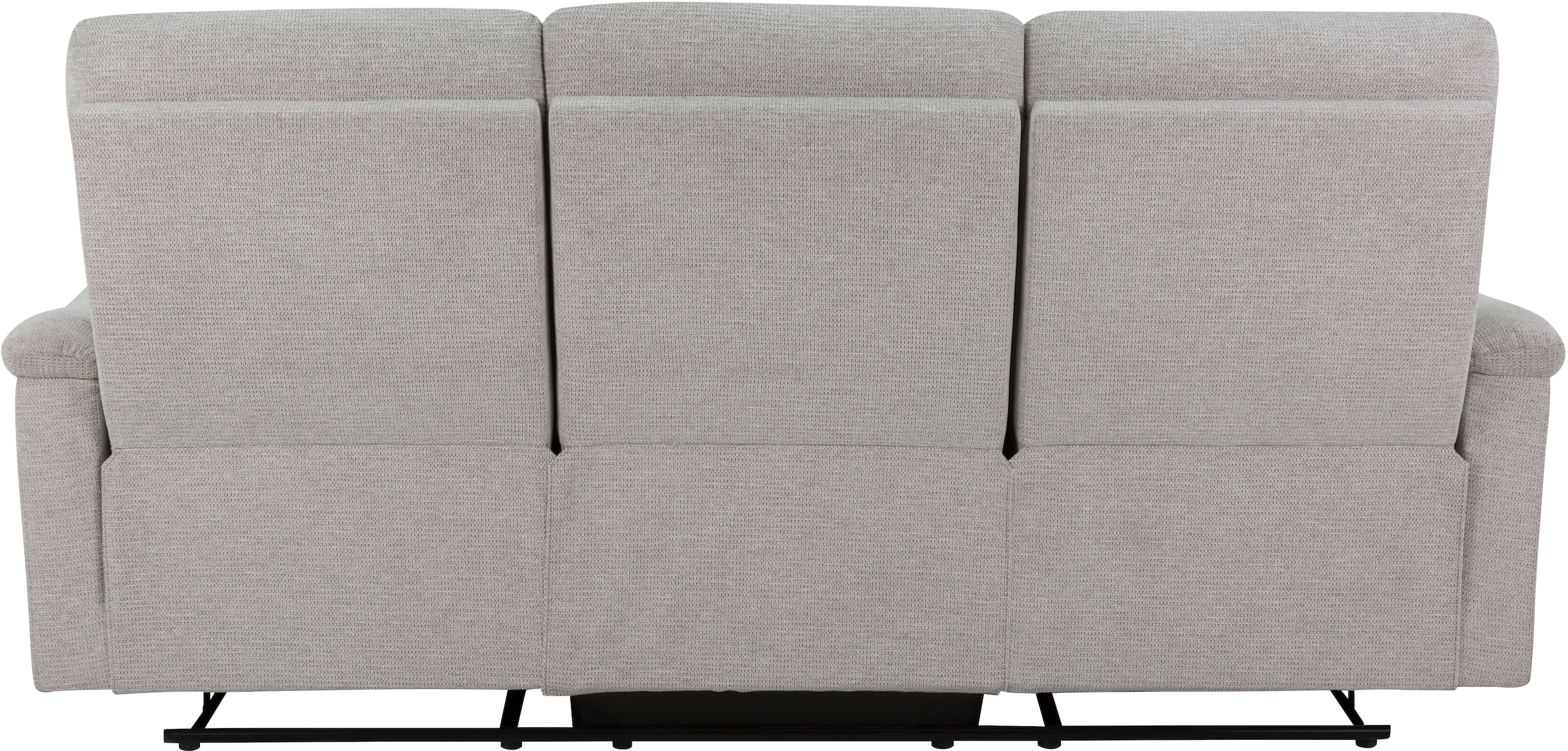 Home affaire 3-Sitzer »ODILON manuelle und elektrische Relaxfunktion in 2 Sitzen, Federkern,«, 105°-150° Relax- und Liegeposition, Federkernpolsterung