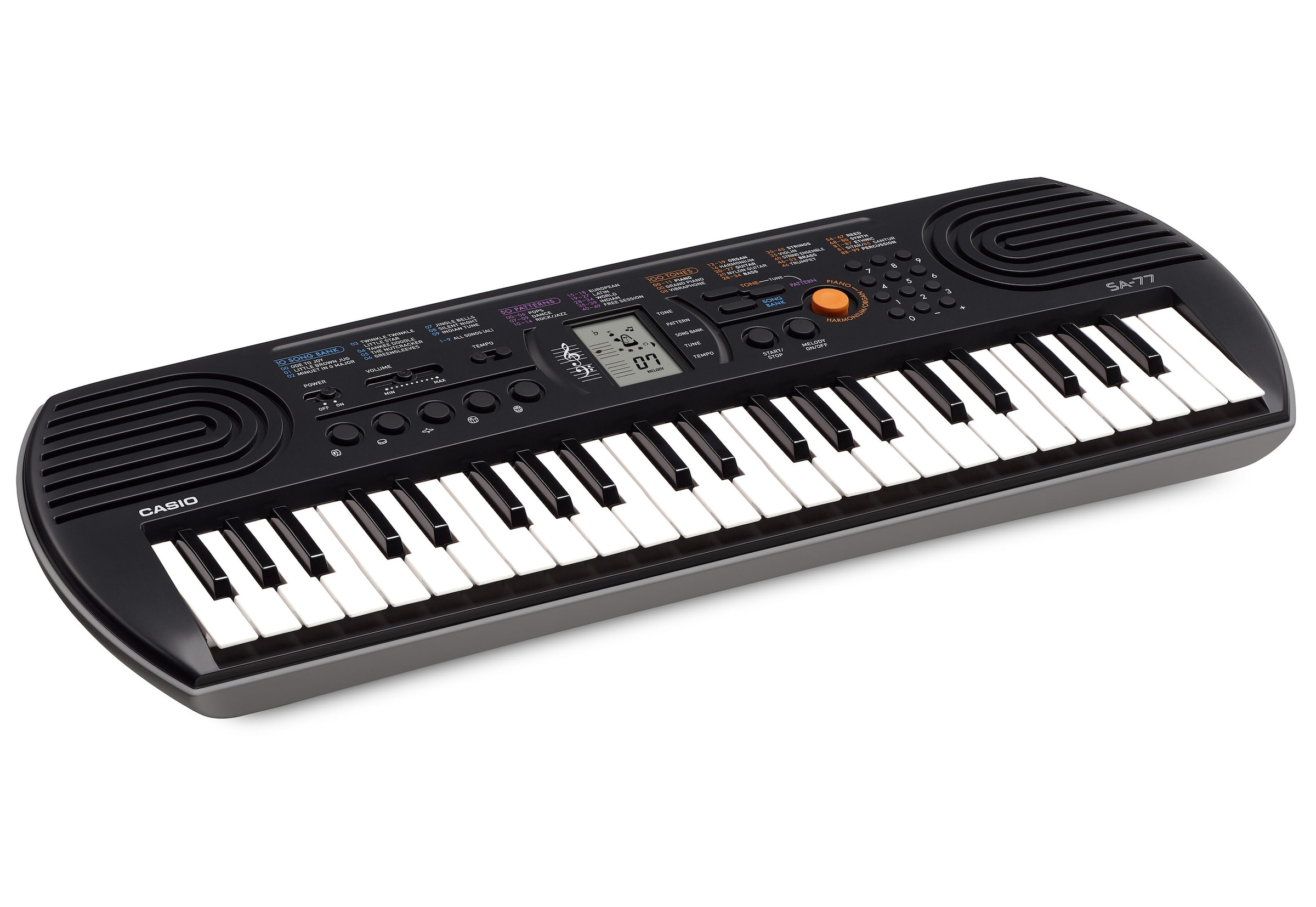 CASIO Home-Keyboard »SA77«, Mini-Keyboard mit praktischem LC-Display