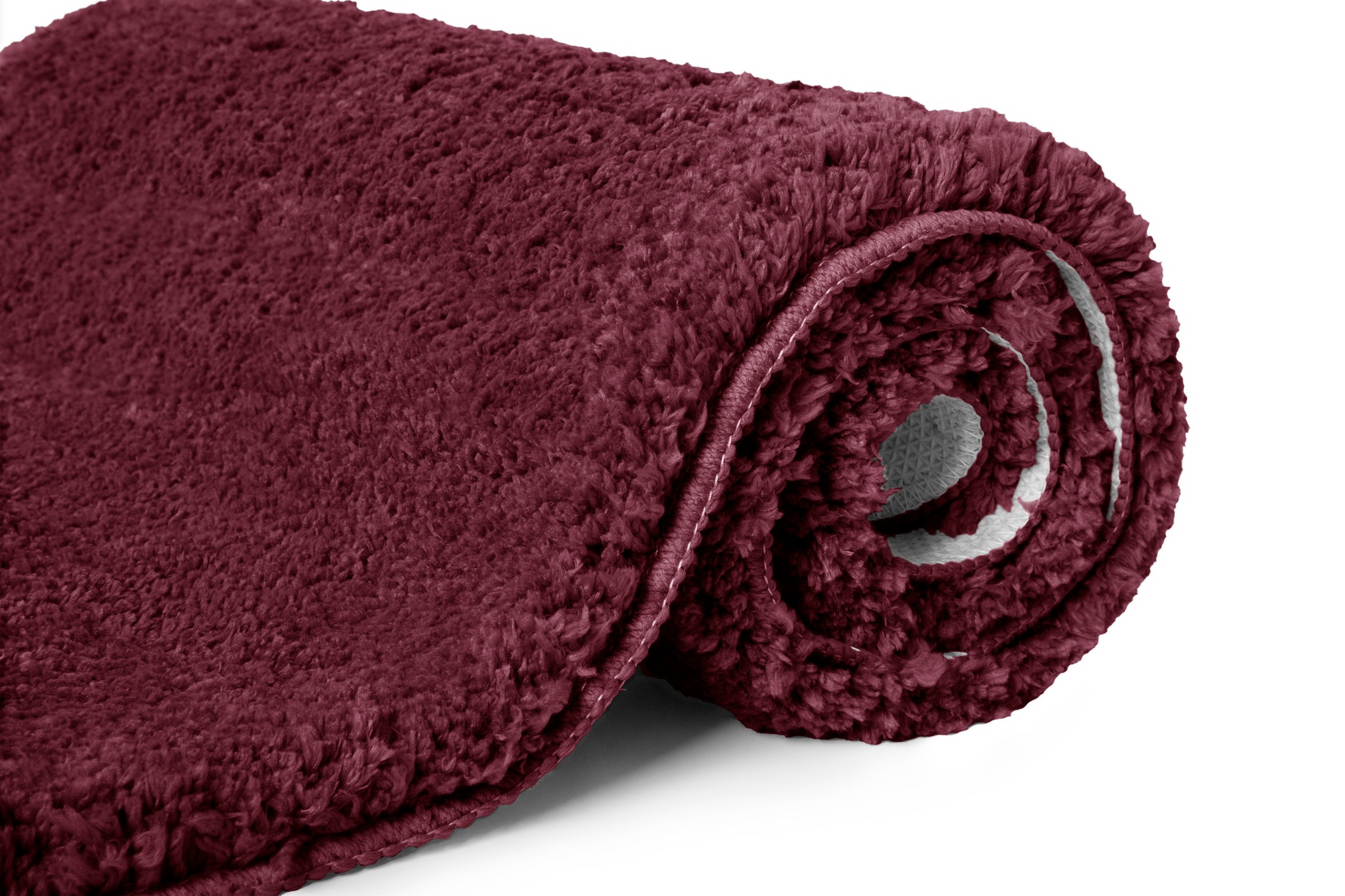my home Badematte »Sanremo, Badvorleger, Badezimmer Teppich, sehr weich«, rutschhemmend beschichtet, fußbodenheizungsgeeignet-schnell trocknend, Badteppich, unifarben, rechteckig, rund & als 3-tlg. Set erhältlich
