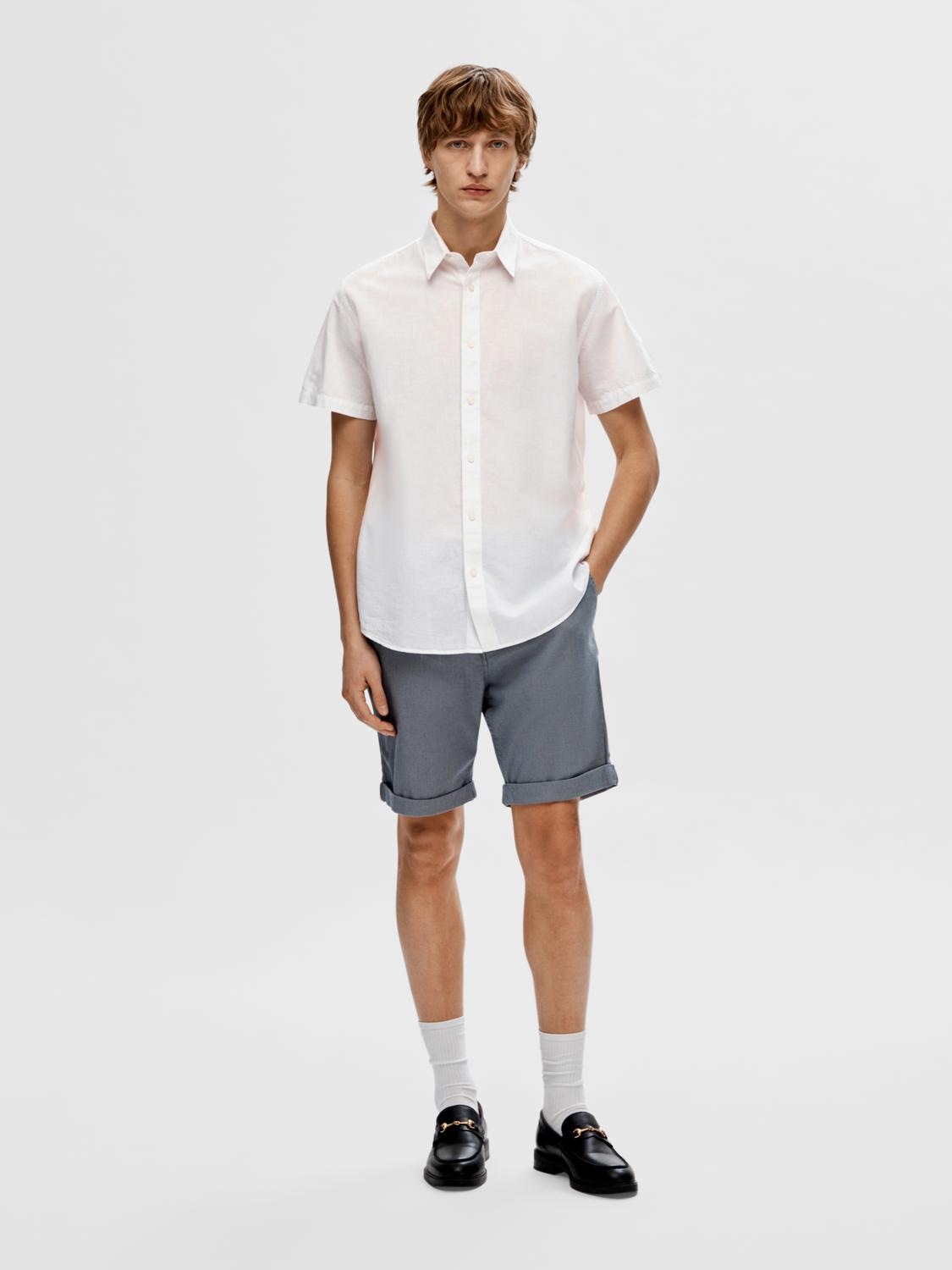 SELECTED HOMME Kurzarmhemd »SLHREG-SUN SHIRT SS NOOS«