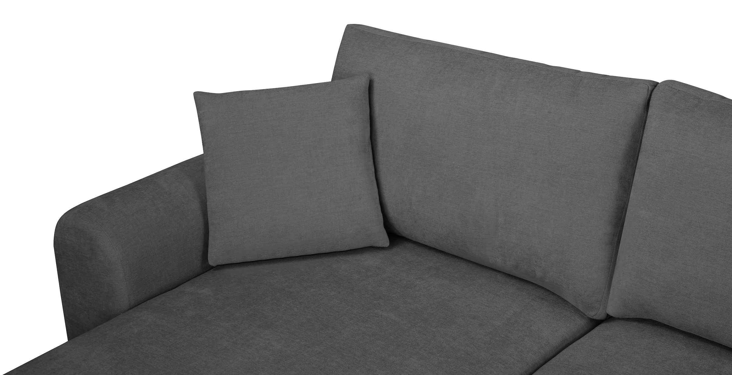 OTTO home Ecksofa »JONAA, 241cm, L-Form, Schlafsofa, Boxspringfederung, Dauerschläfer« 133/200cm, Recamiere links/rechts, Bettkasten, Cord u. Struktur