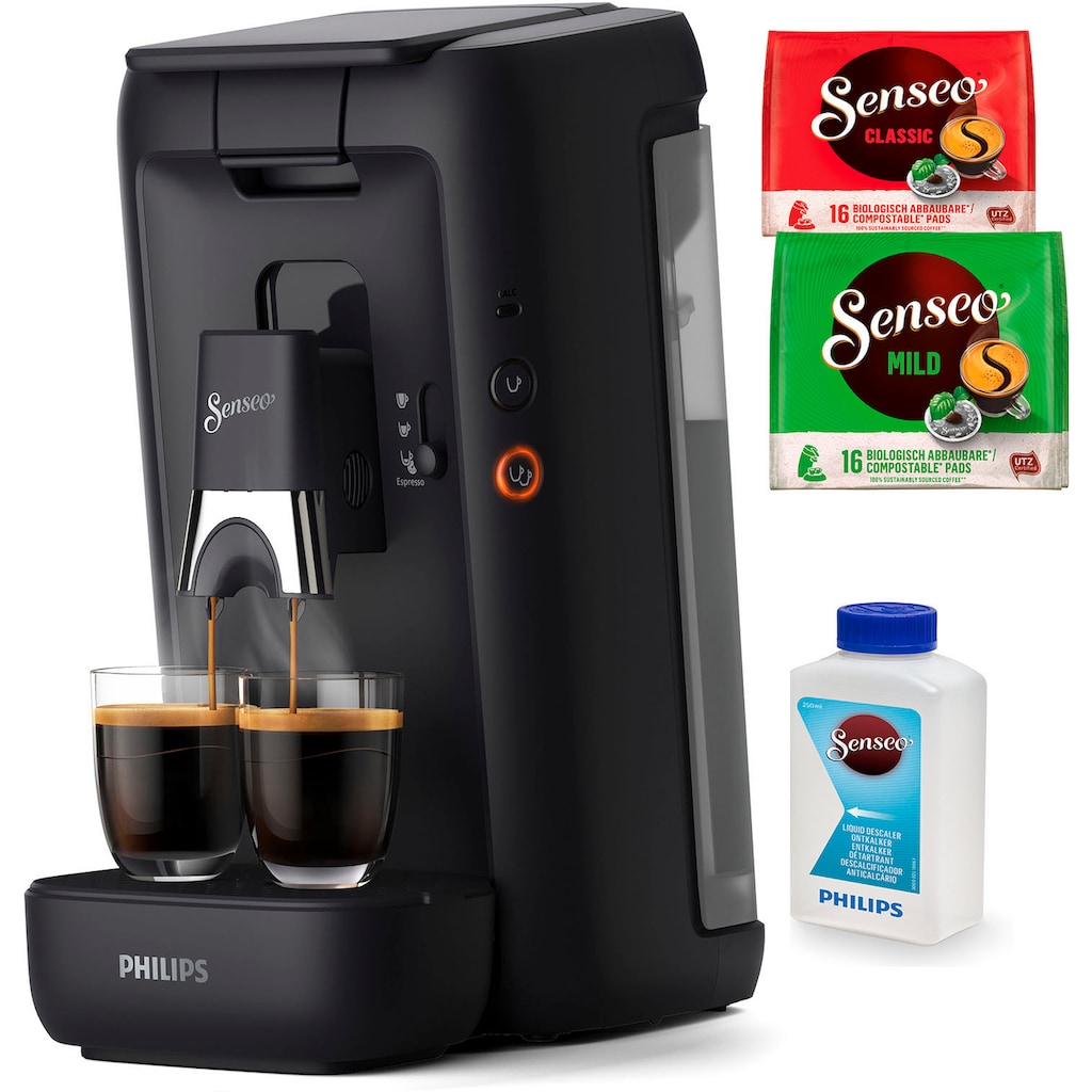 Philips Senseo Kaffeepadmaschine »Maestro CSA260/60, aus 80% recyceltem Plastik, +3 Kaffeespezialitäten«