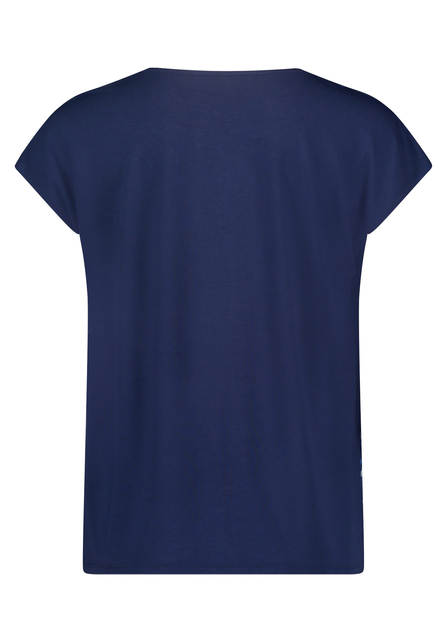 Betty&Co Kurzarmshirt »Betty & Co Blusenshirt mit Webbesatz«, (1 tlg.), Druck