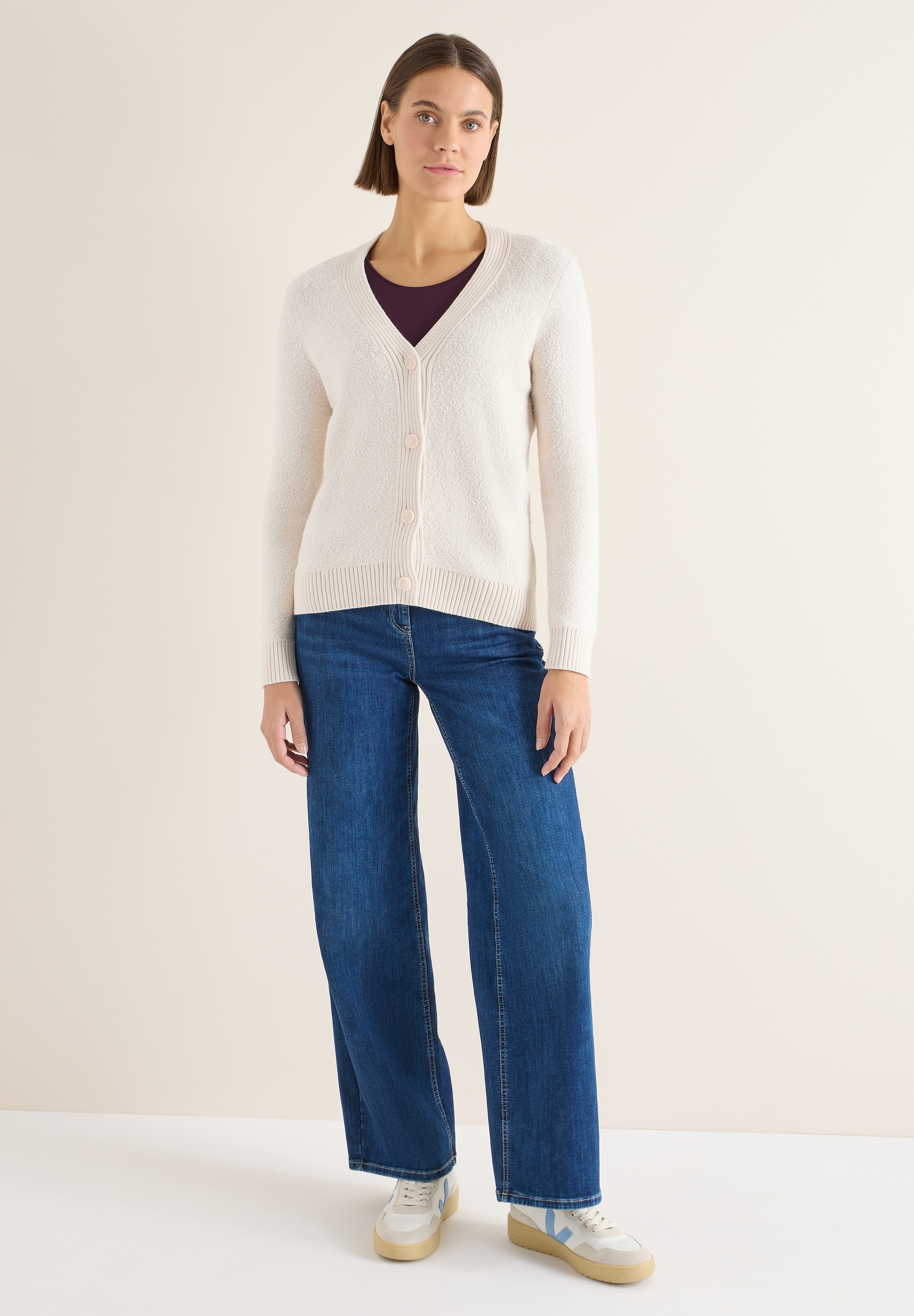 Cecil Cardigan mit Knopfleiste