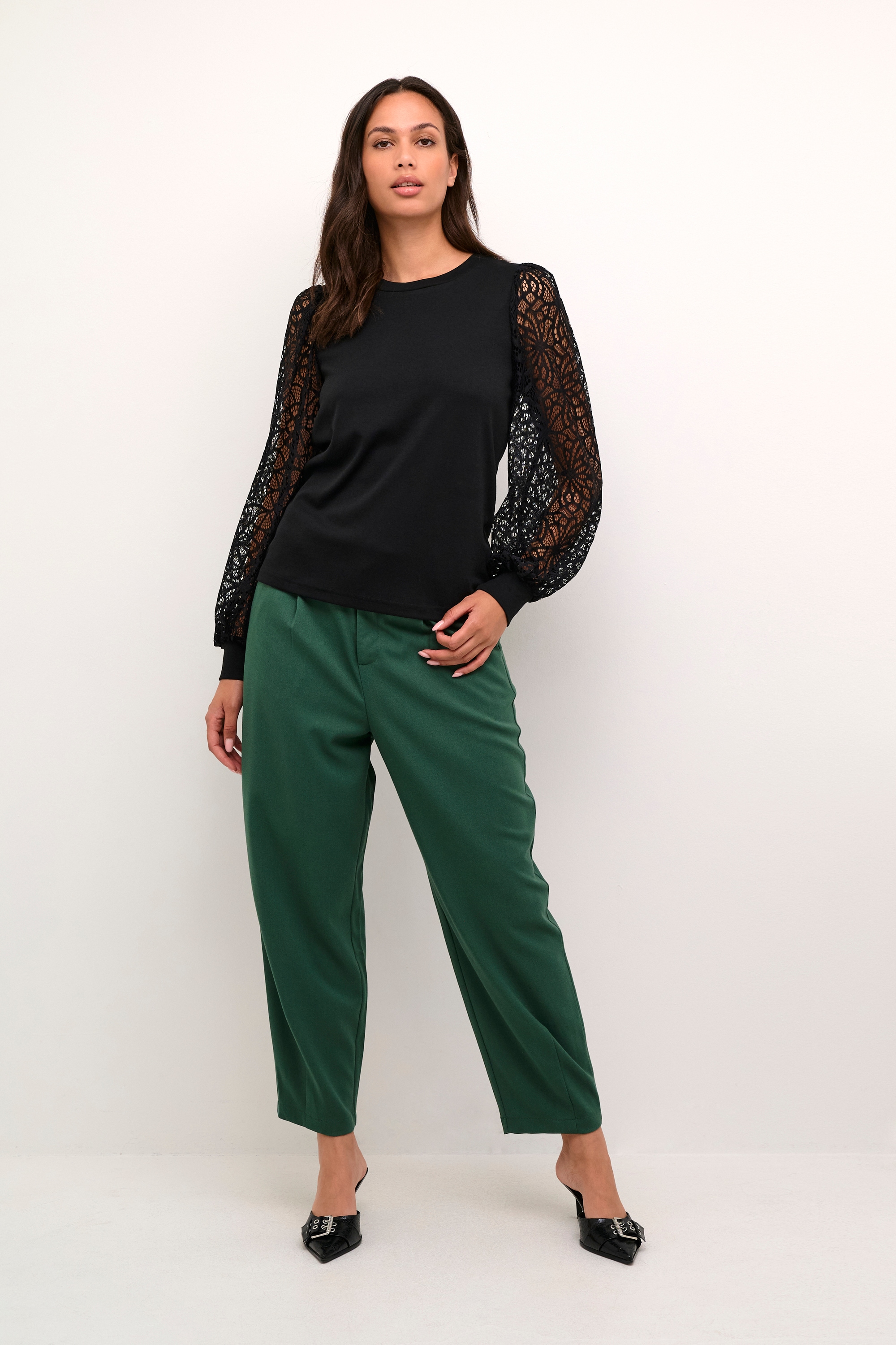 KAFFE Langarmbluse »Damen Langarm-Shirt KAbecca«