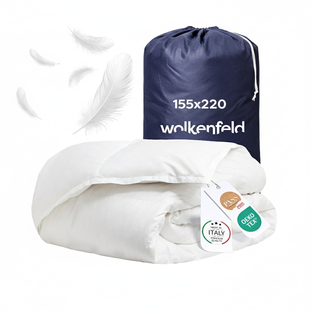 Wolkenfeld Federbettdecke "Winterbettdecke Daunendecke Anti-Milben, Waschba günstig online kaufen
