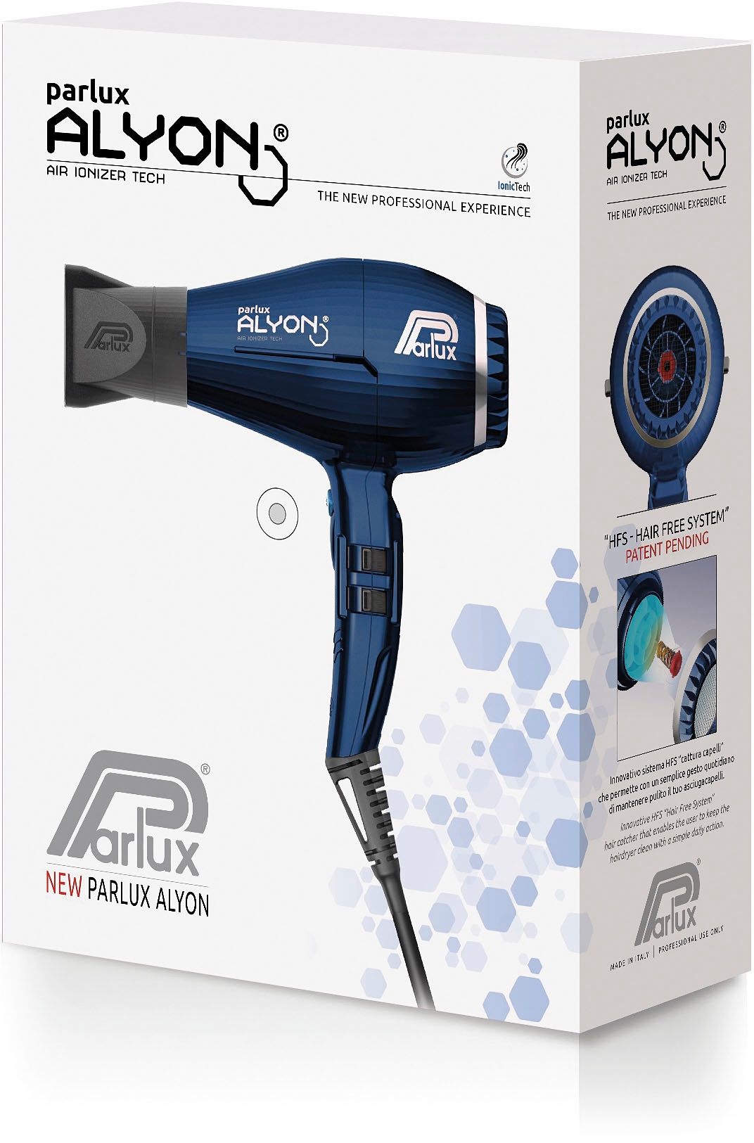 System) (Hair 2250 HFS W, Patentiertes BAUR Reinigungssystem Free Haartrockner »Parlux Rechnung Alyon Parlux | per Ionic«,
