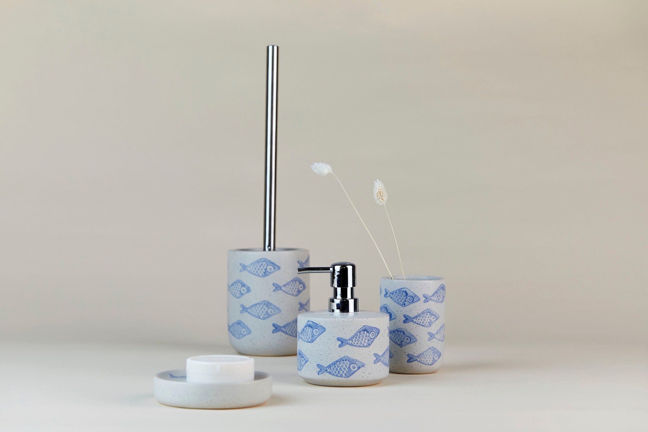 WENKO Seifenspender "Aquamarin" Keramik, 475 ml günstig online kaufen