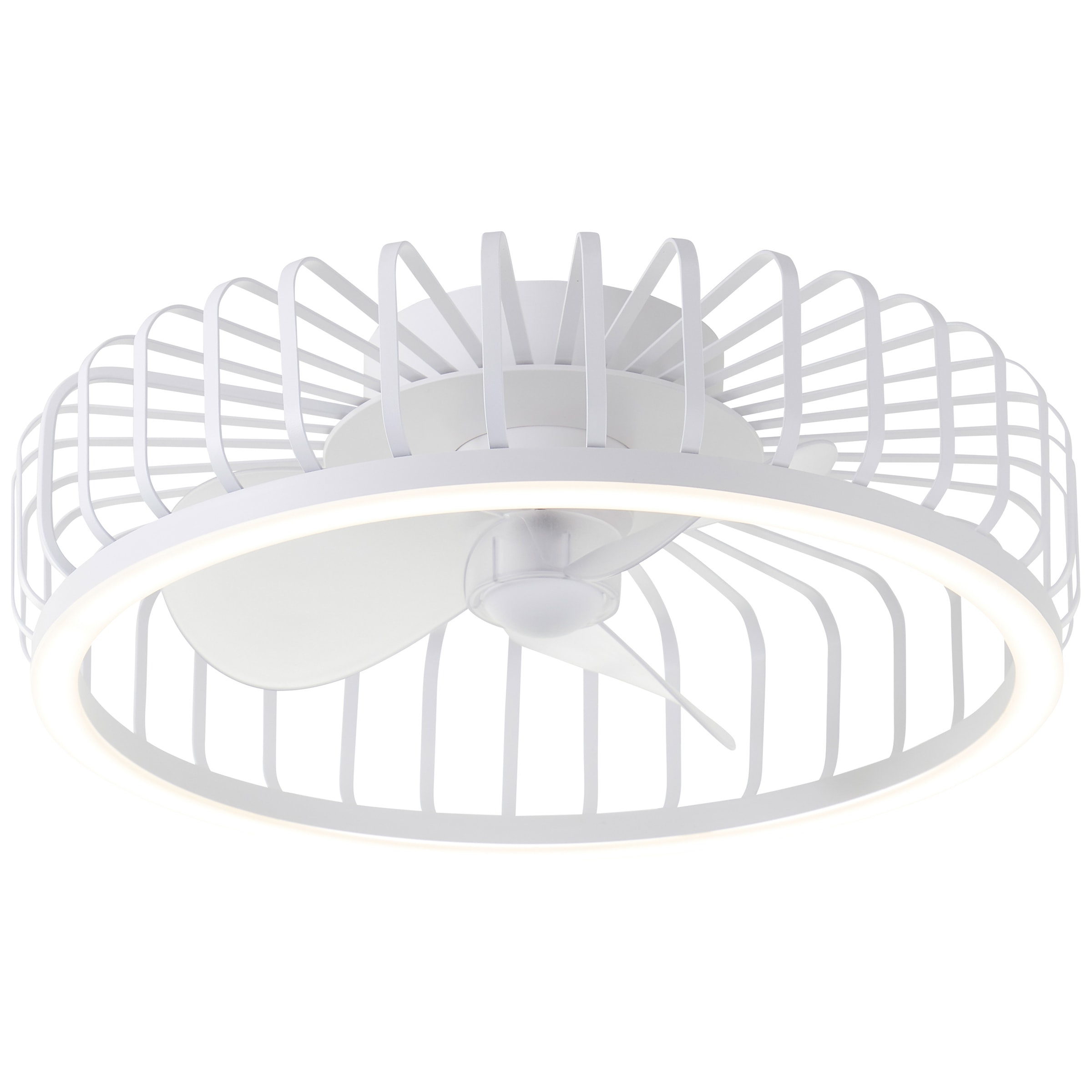 Brilliant LED Deckenleuchte »Capo« LED-Modul 1 Stk. warmweiß - kaltweiß LED-Ventilator, Ø 48 cm, 4200 lm, dimmbar, CCT
