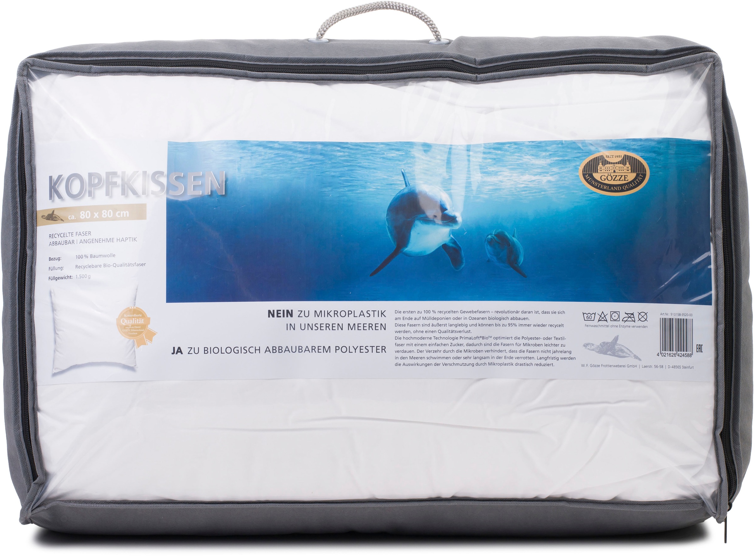 Thumbnail - Gözze Kunstfaserkopfkissen "Prima Loft Kopfkissen" 1 Stk. tlg.