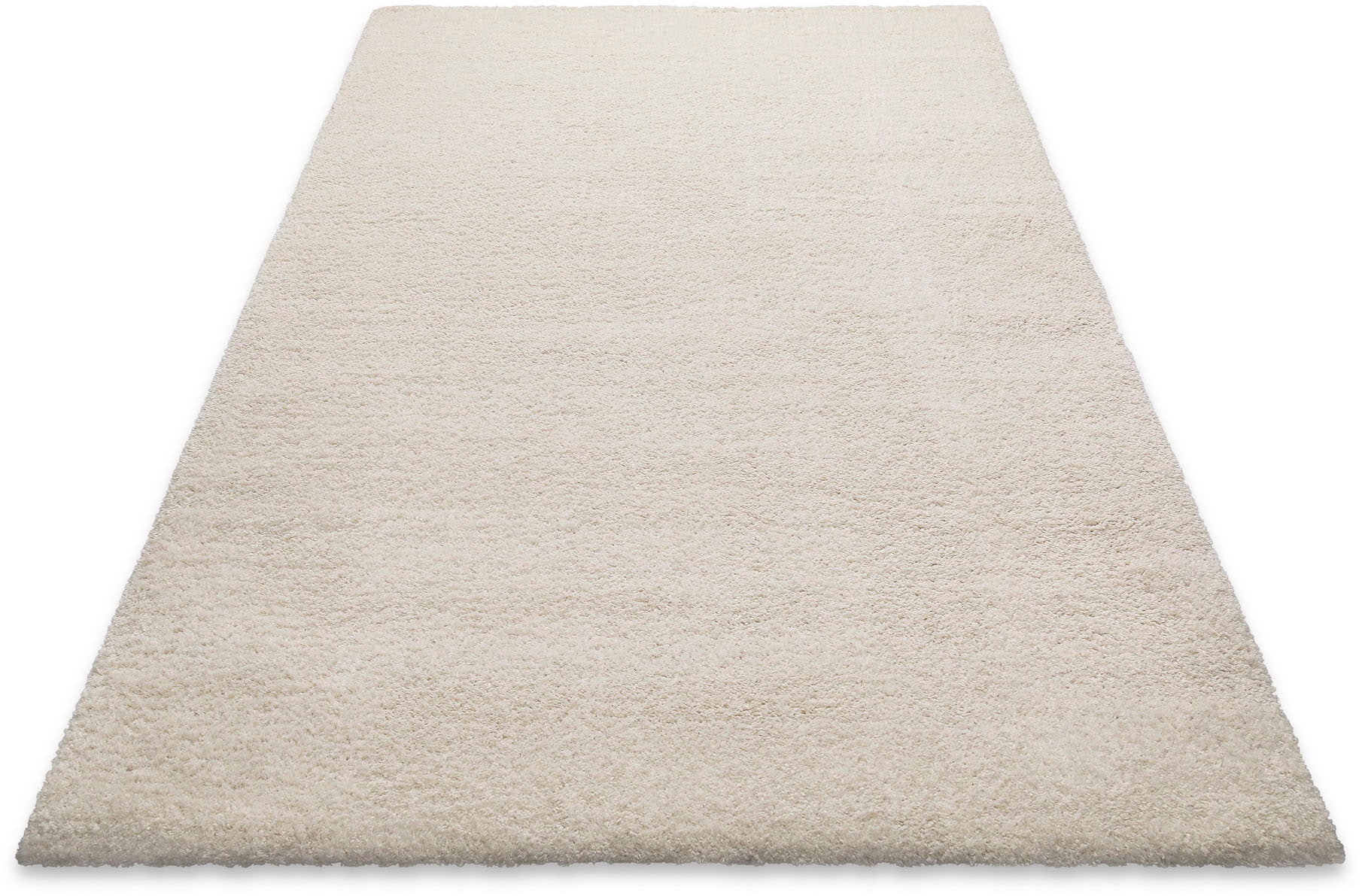Hochflor-Teppich WECON HOME "STUDIO zero", beige, B:200cm H:35mm L:200cm, Polypropylen (PP), Teppiche, weicher und kuscheliger Flor, Wohnzimmer, Schlafzimmer, im Berber-Stil