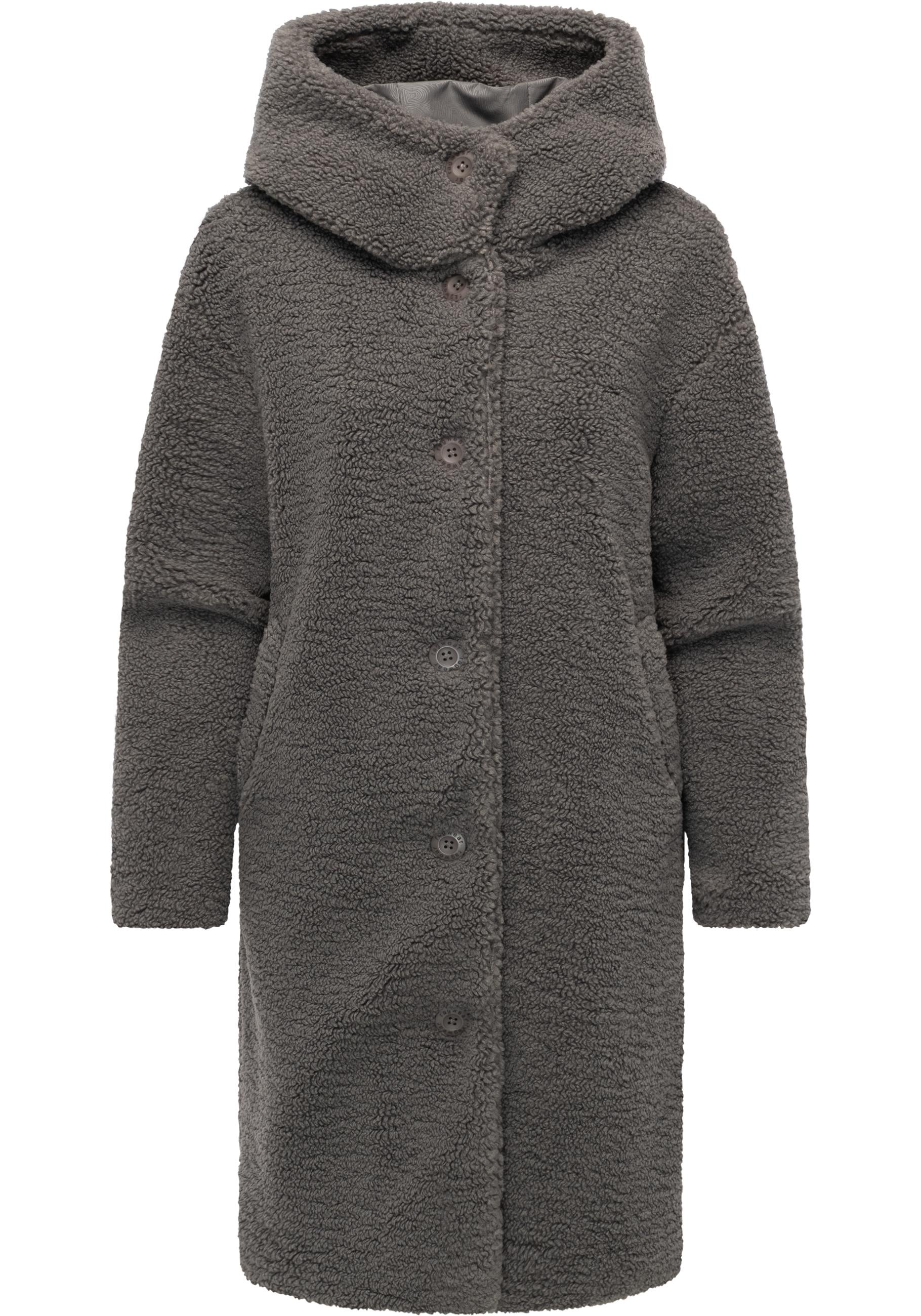 Ragwear Langmantel "Joonie YOUMODO" Langer Winter Plüschmantel mit Kapuze günstig online kaufen
