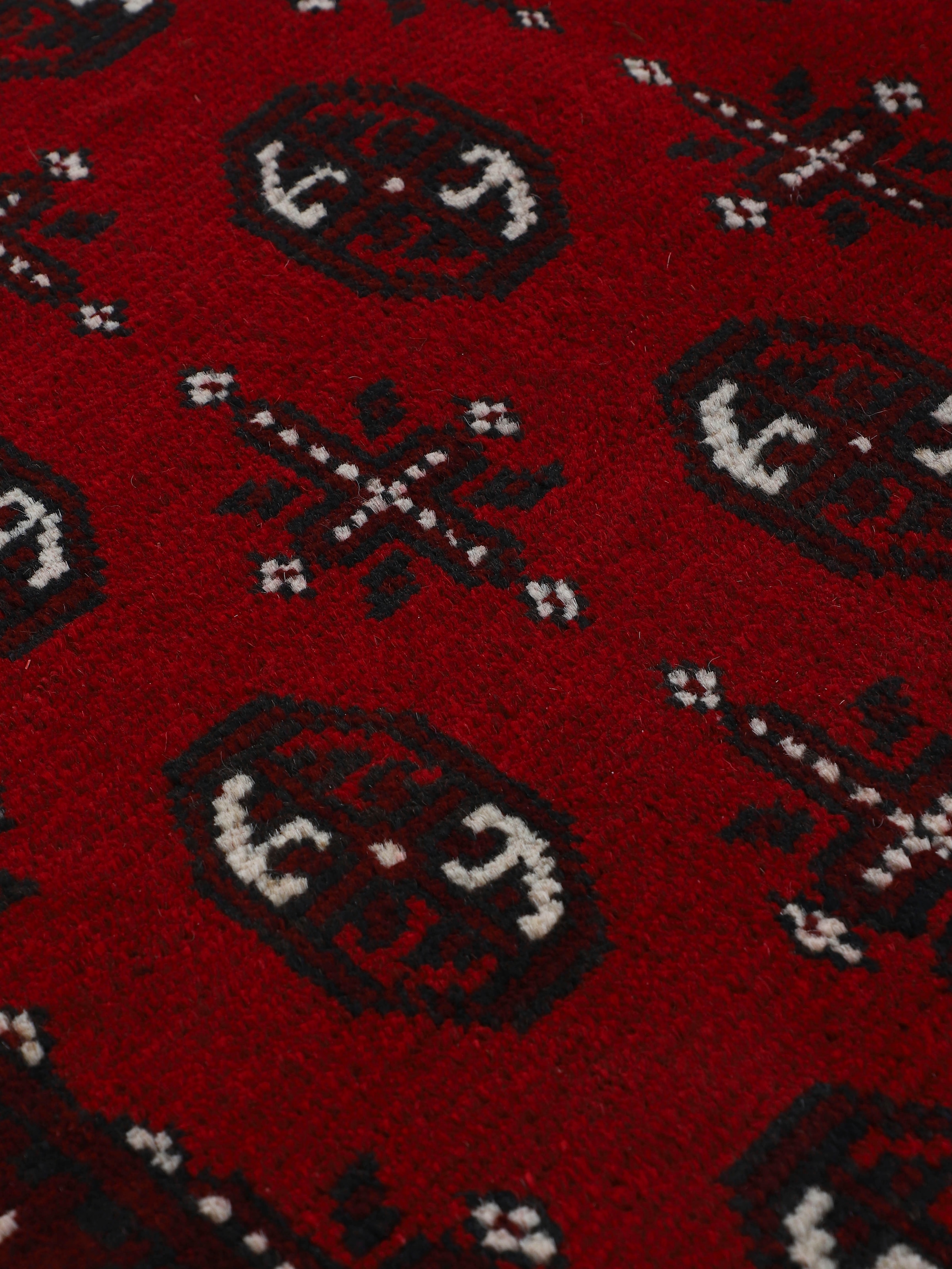 Woven Arts Orientteppich »Afghan Akhche Bokhara«, rechteckig, reine  Schurwolle für ein warmes Raumklima, handgearbeitet auf Rechnung | BAUR