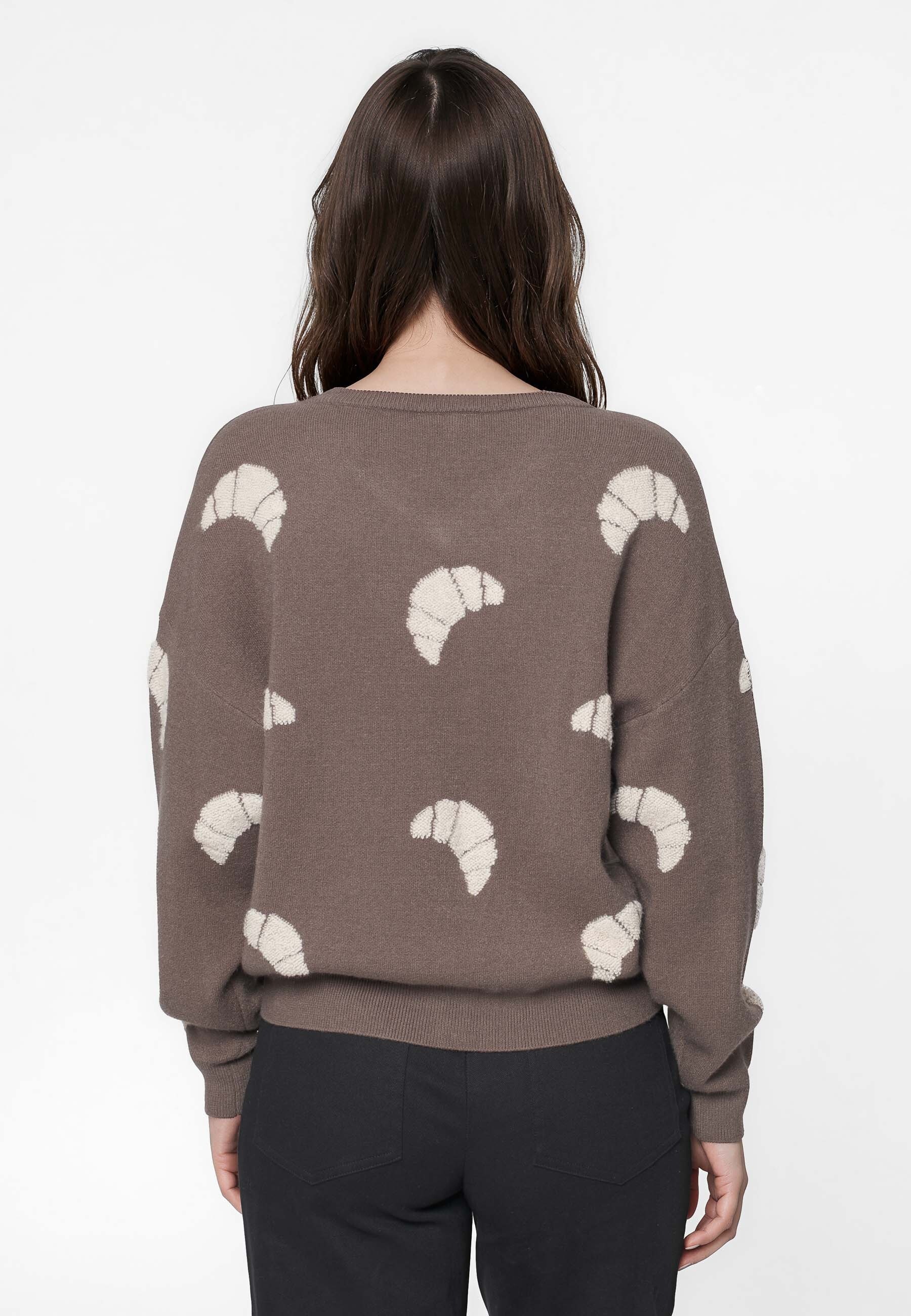 Kleinigkeit V-Ausschnitt-Pullover »Kleinigkeit Hörnchen Wollma« 1