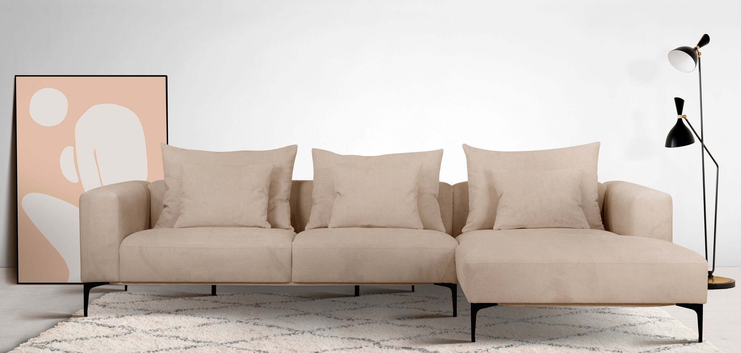 Guido Maria Kretschmer Home&Living Ecksofa »BENTE«, wahlweise Recamiere links oder... kaufen