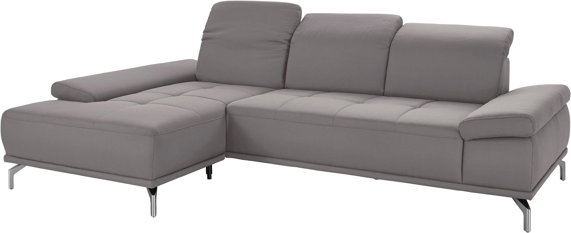 Home affaire Ecksofa "Caluna" Inkl.Sitztiefenverstellung, wahlweise mit Kop günstig online kaufen