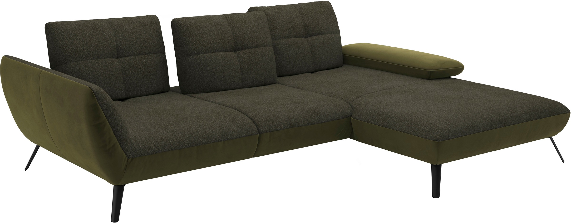 Places of Style Ecksofa »Mikado L-Form«, inkl. Sitztiefenverstellung und Armteilverstellung