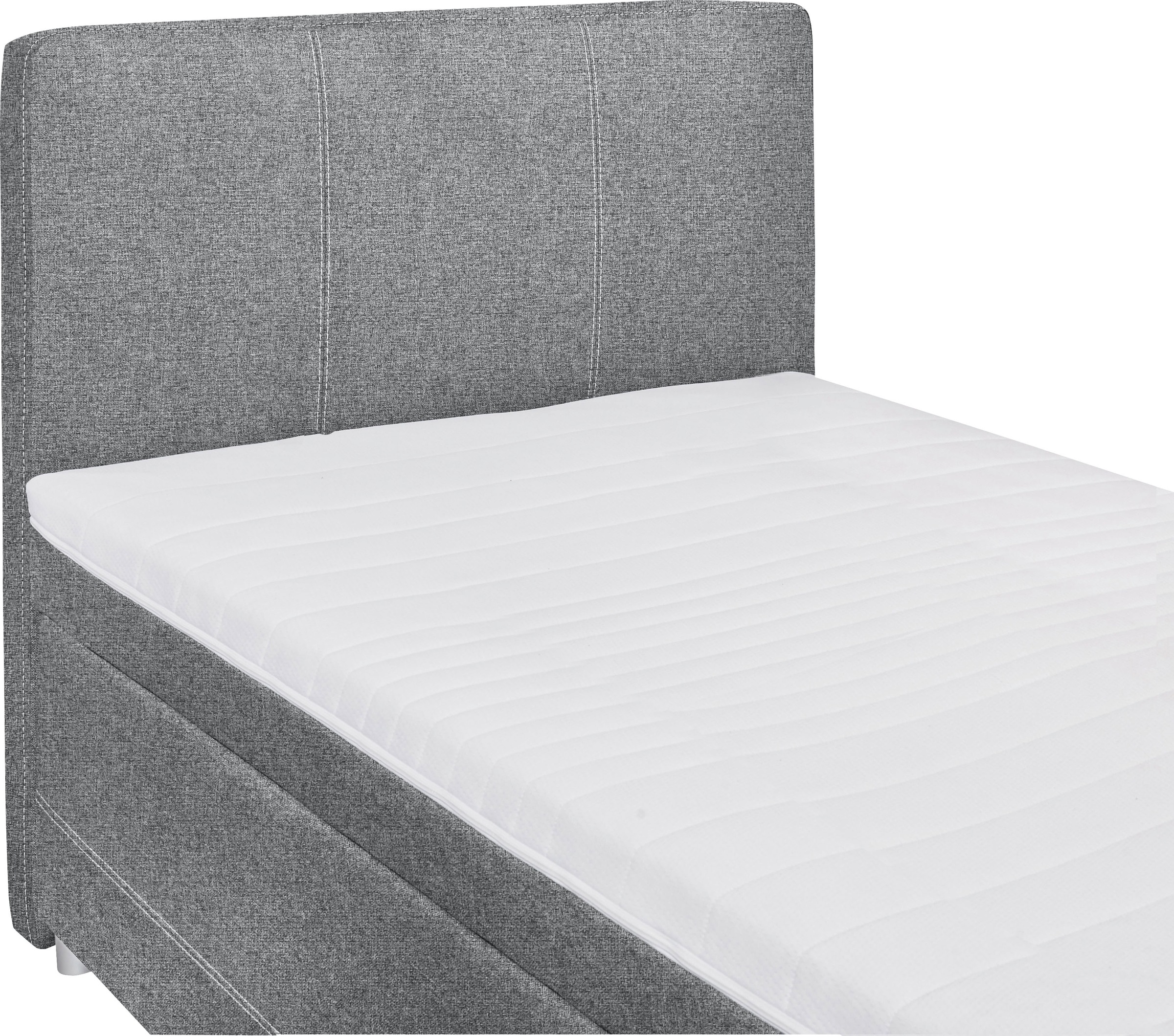 ED EXCITING DESIGN Boxspringbett »Luanda«, wahlweise mit Matratze und Topper