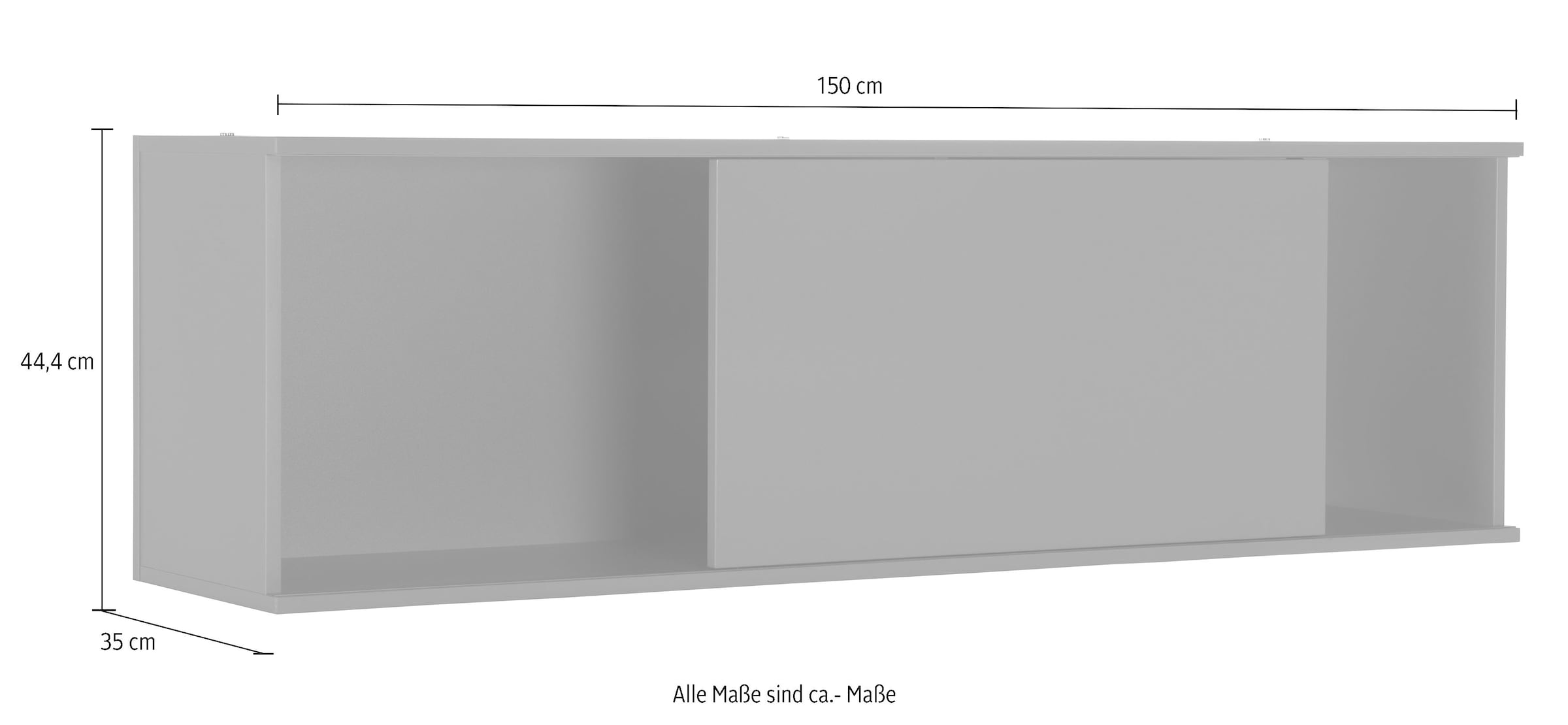 OPTIFIT Hängeregal »Mini«, mit Schiebetür bestellen | BAUR