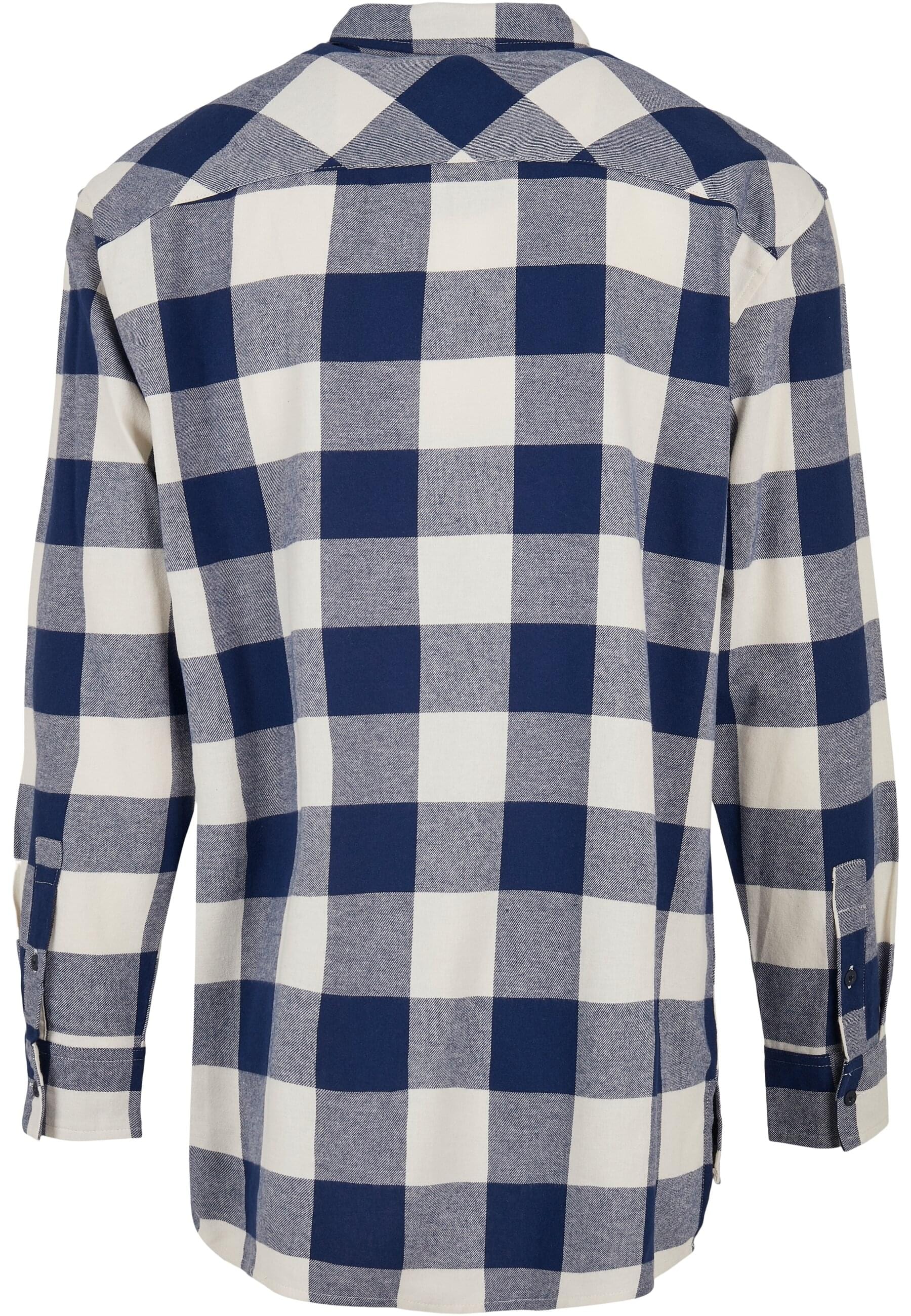 URBAN CLASSICS Langarmhemd »Urban Classics Herren Long Oversized Checked Shirt«, (1 tlg.)